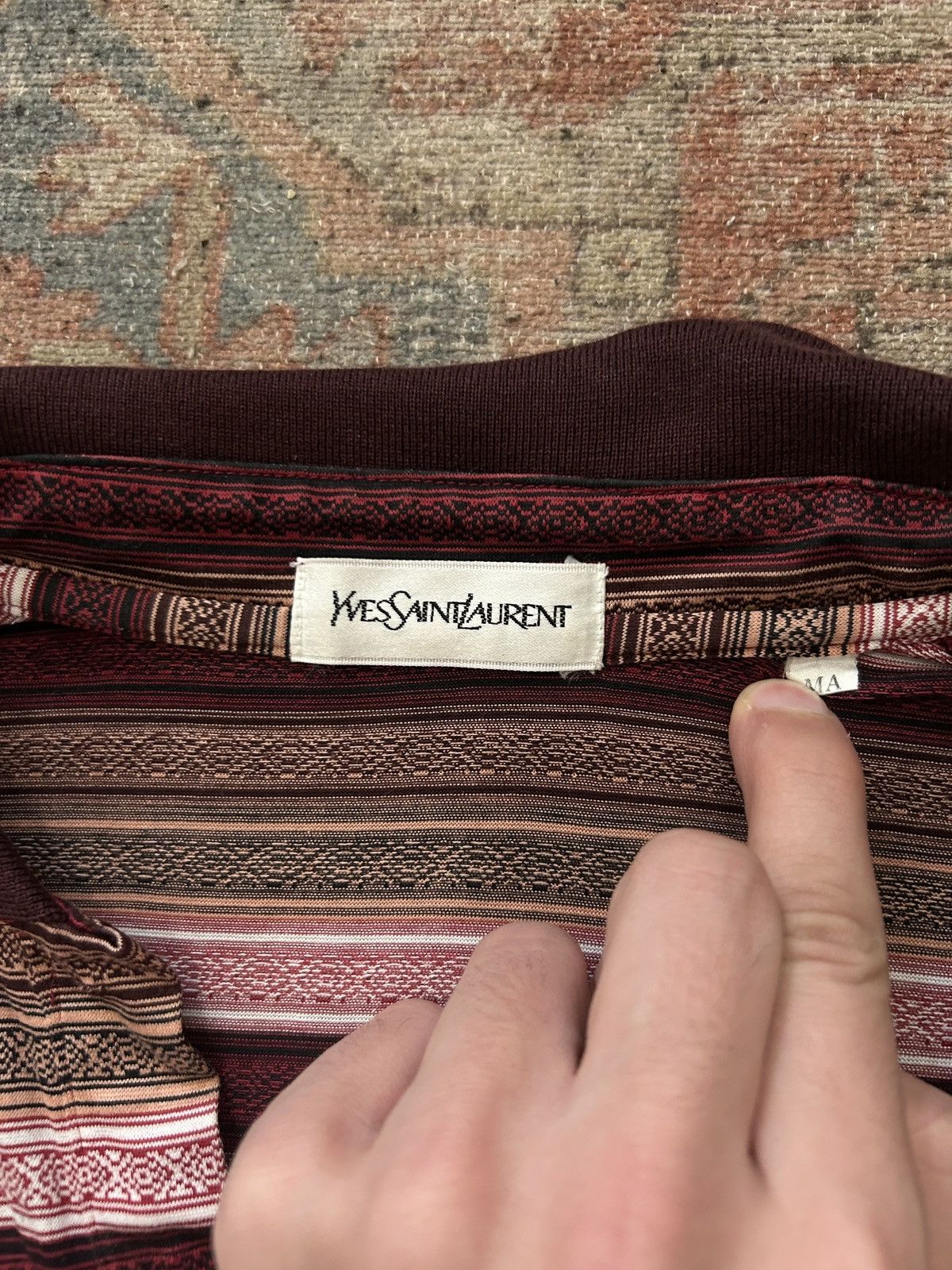 Yves Saint Laurent Vintage Yves Saint Laurent polo shirt. Size US M / EU 48-50 / 2 - 2 Thumbnail