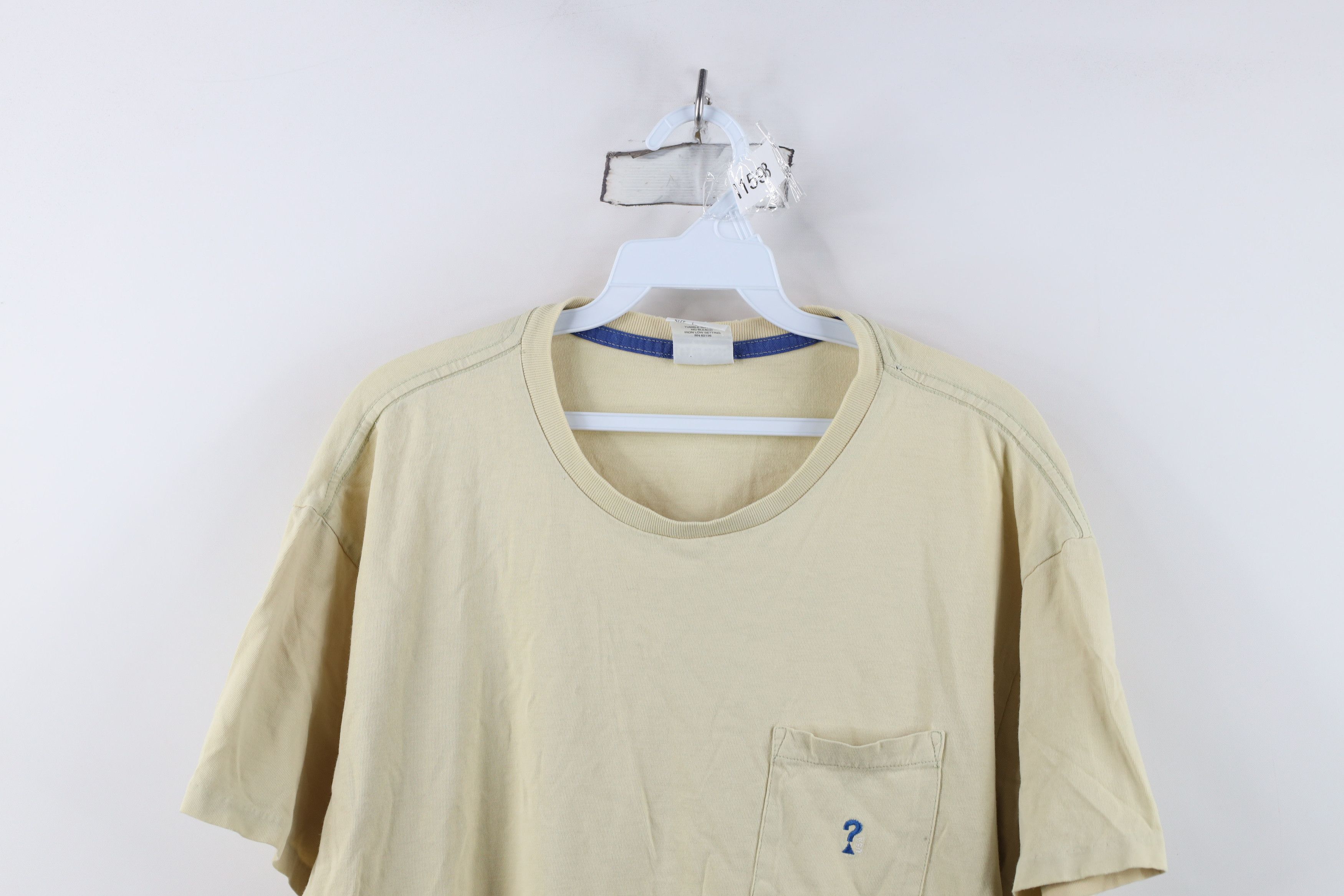 Guess Vintage 90s Guess Spell Out USA Pocket T-Shirt Cotton USA Size US L / EU 52-54 / 3 - 2 Thumbnail