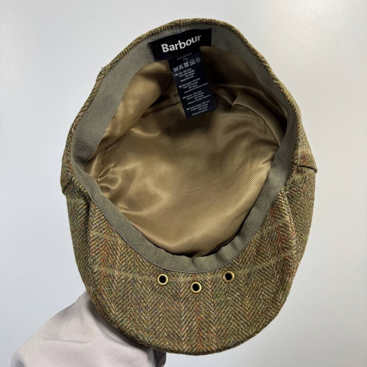Barbour Barbour Tweed Flat Cap Wool Brown Size 7 1/8 Size ONE SIZE - 7 Thumbnail