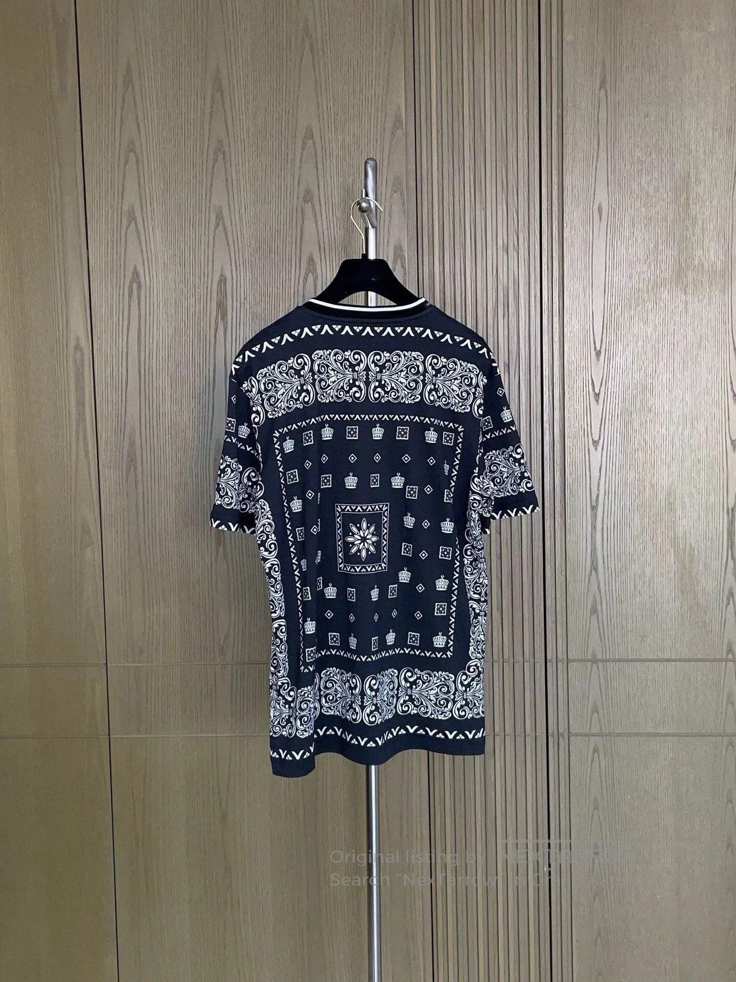 Dolce & Gabbana Dolce & Gabbana Black Crown Print T. Size US S / EU 44-46 / 1 - 2 Thumbnail