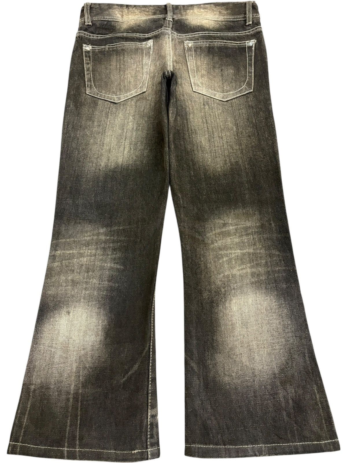 Japanese Brand Vintage Japanese Brand Rusty Wash Bootcut Flare Jeans Size US 30 / EU 46 - 2 Thumbnail