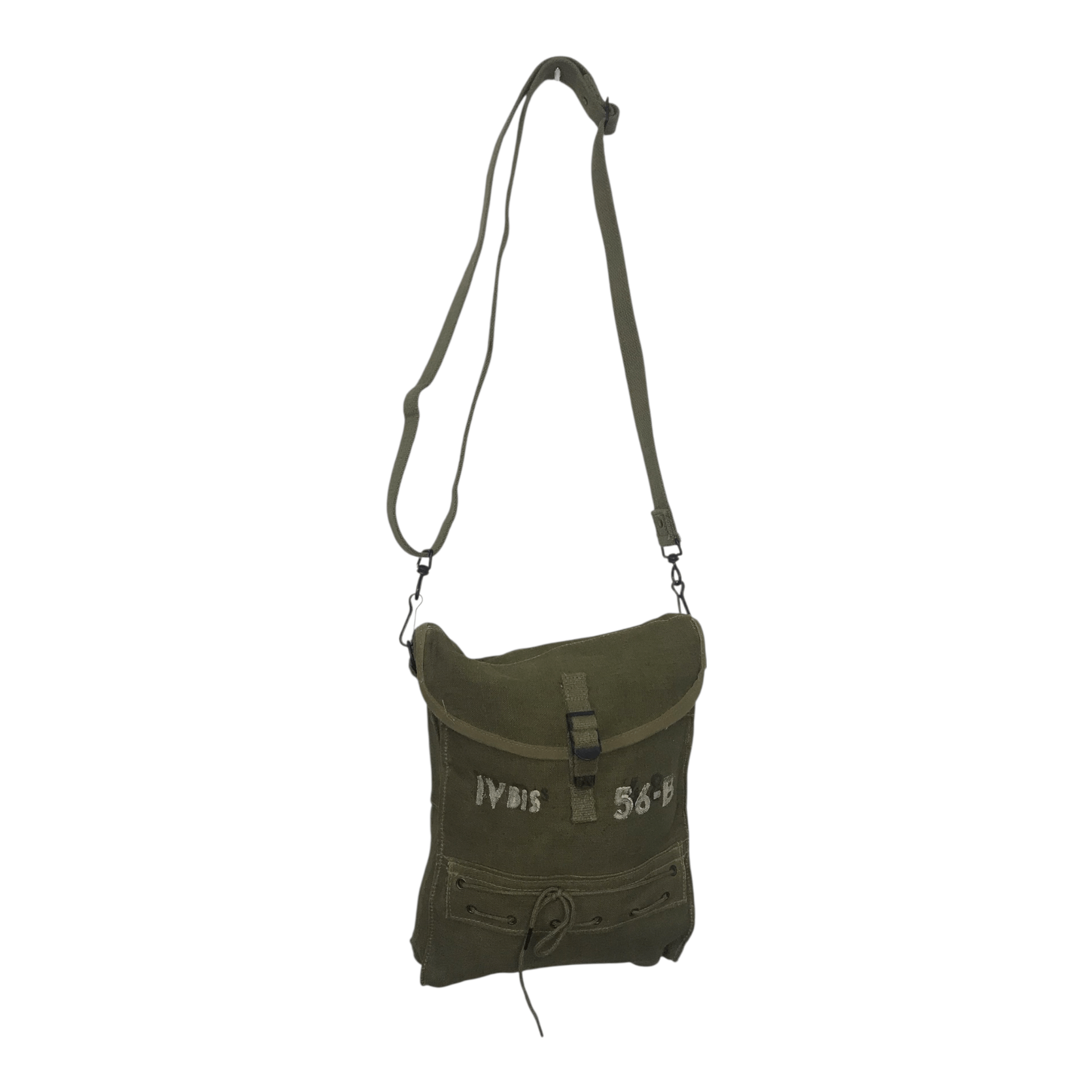 Army Of Me × Vintage Vintage Army Cotton Green Sling Bag Size ONE SIZE - 4 Thumbnail