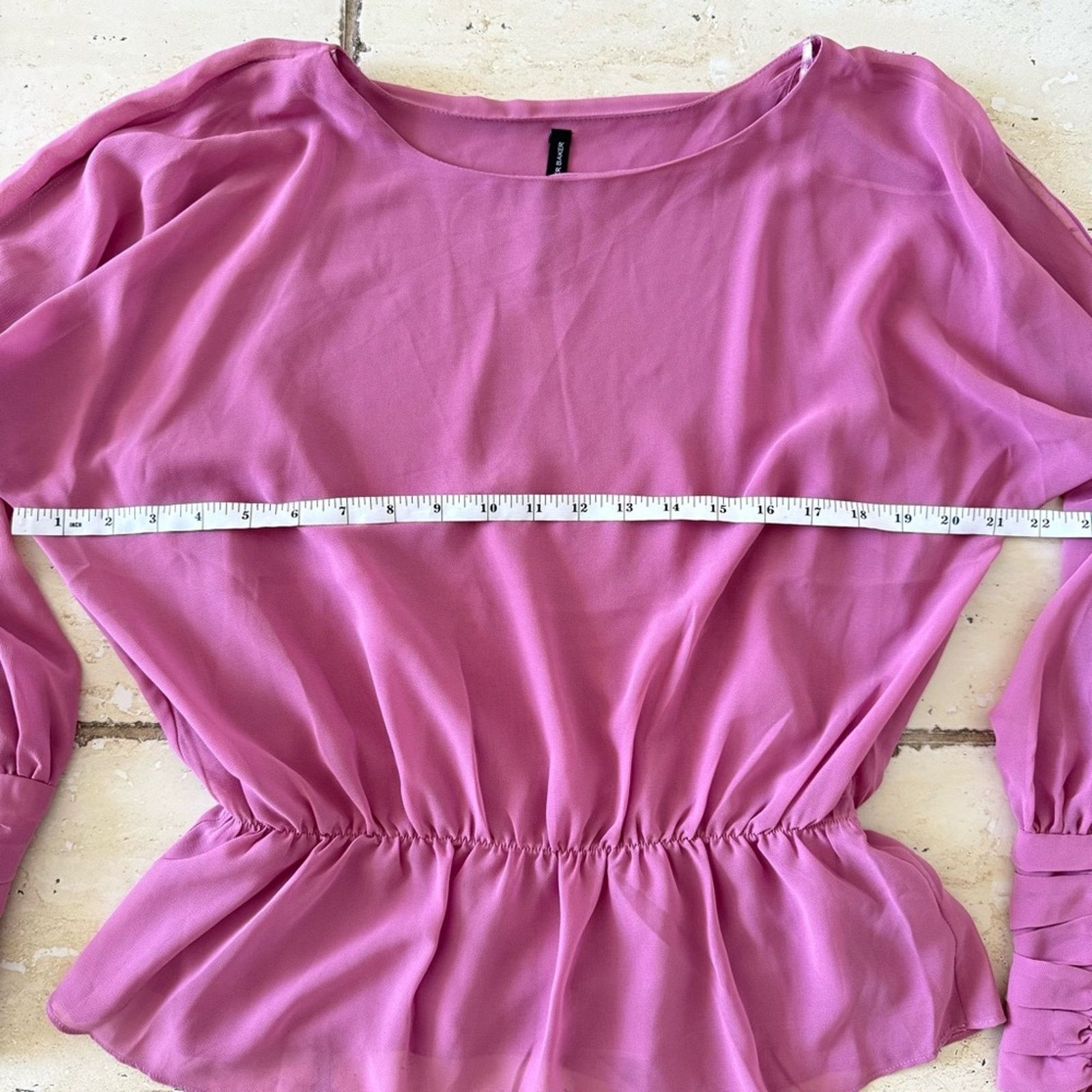 WE11DONE W11 8 by Walter Baker Dusty Rose Blouse, Size S Size S / US 4 / IT 40 - 11 Thumbnail
