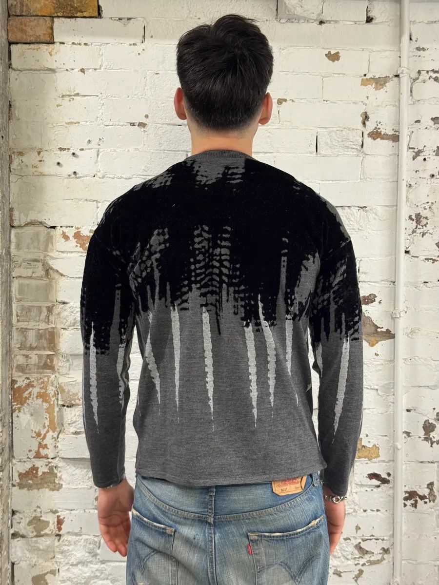 Emporio Armani FW2014 Emporio Armani Abstract Skyscrapers Grey Sweater Size US M / EU 48-50 / 2 - 5 Thumbnail