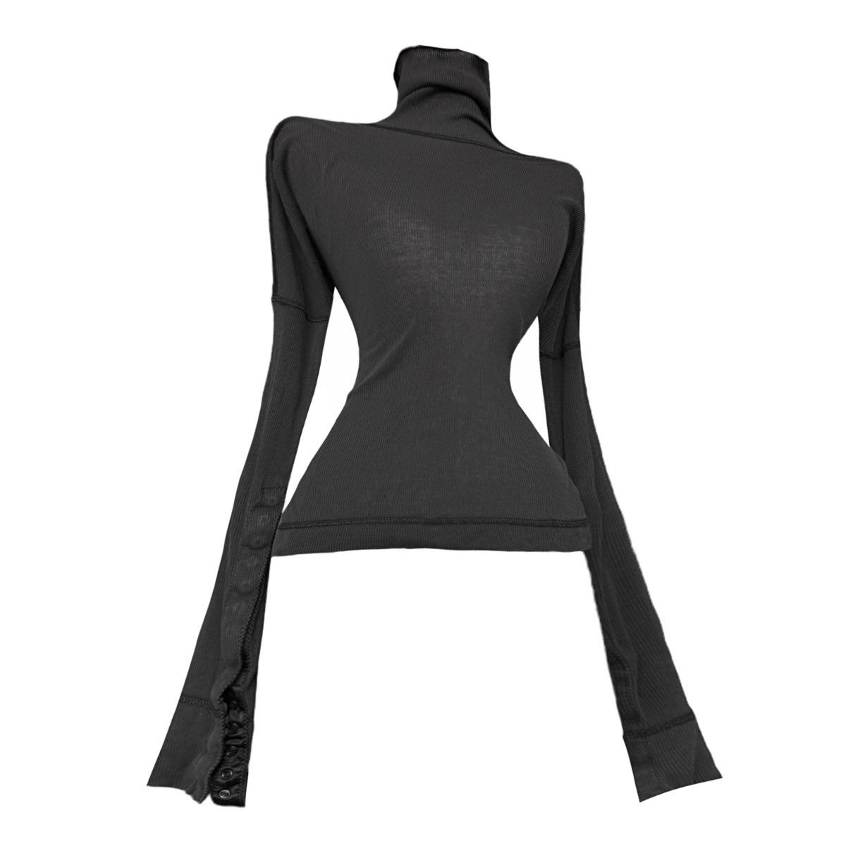 Tom Ford for Gucci asymmetrical long sleeve blouse