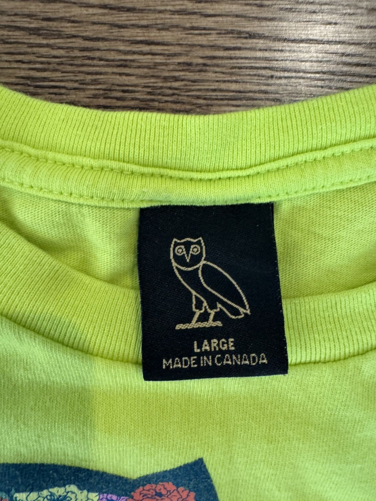 October's Very Own OVO October’s Very Own Floral Owl Tee Volt Green Size L Size US L / EU 52-54 / 3 - 3 Thumbnail