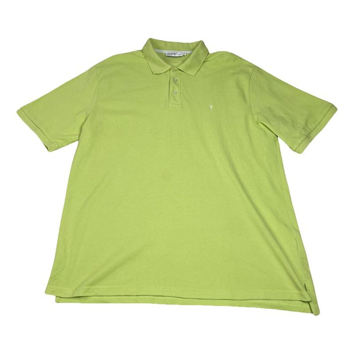 Yves Saint Laurent Green Cotton Polo Shirt Size XXL / US 16-18 / IT 52-54 - 1 Thumbnail
