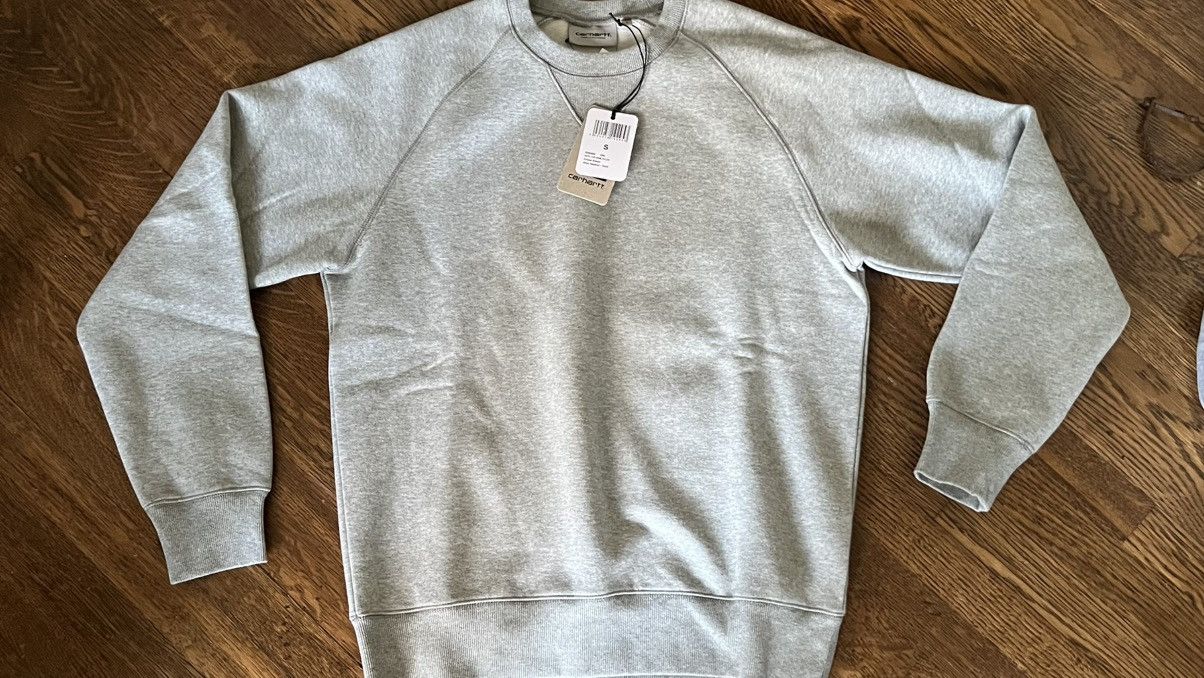 Carhartt Carhartt heavyweight chase grey sweatshirt Size US S / EU 44-46 / 1 - 1 Thumbnail