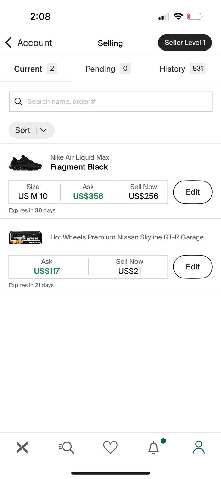 Fragment Design × Nike Nike Air Liquid Max Fragment Black Size US 10 / EU 43 - 9 Thumbnail