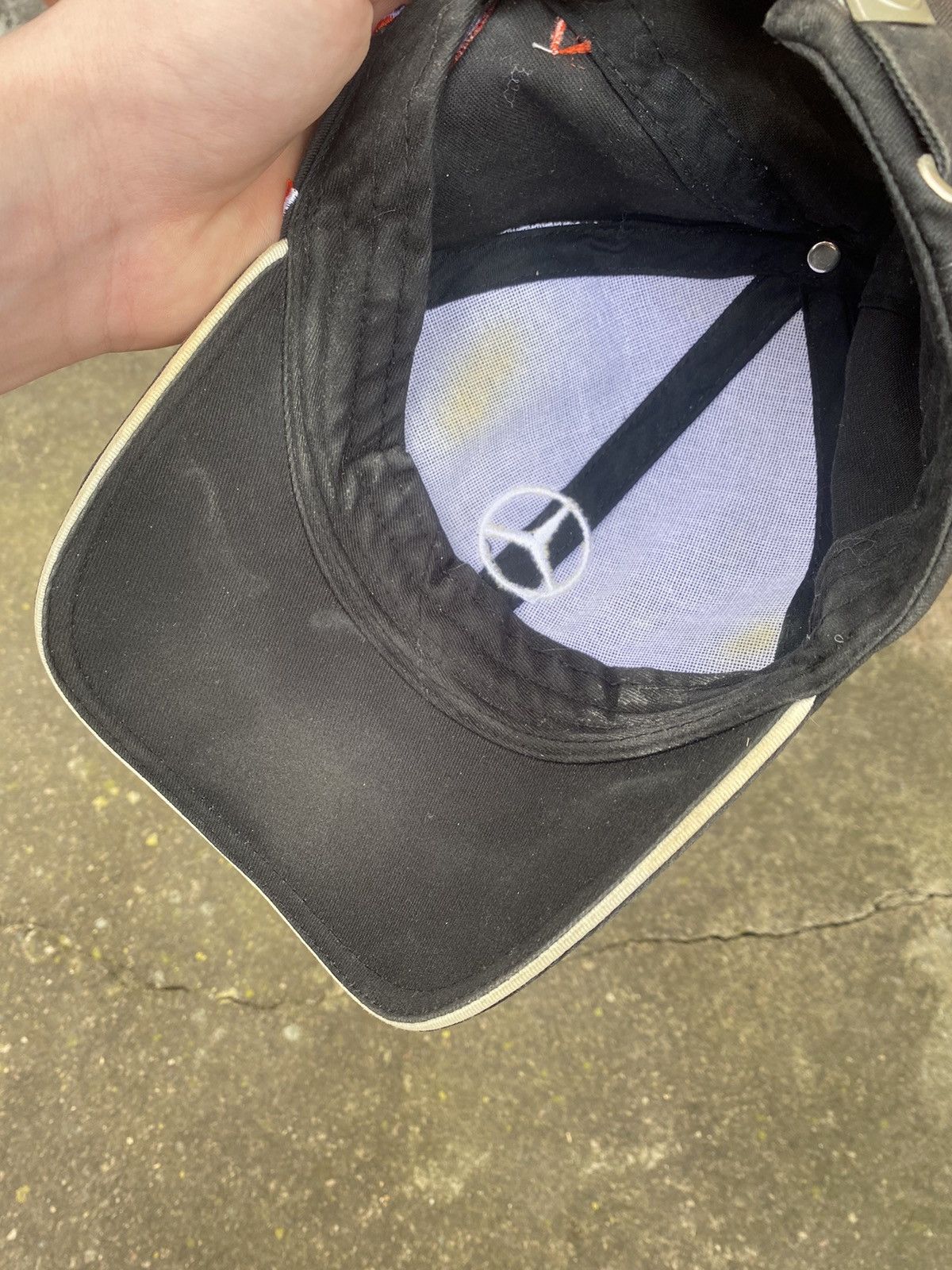 Mercedes-Benz VINTAGE MERCEDES BENZ JAPANESSE FLAME FADED CAP ONE SIZE Size ONE SIZE - 8 Thumbnail