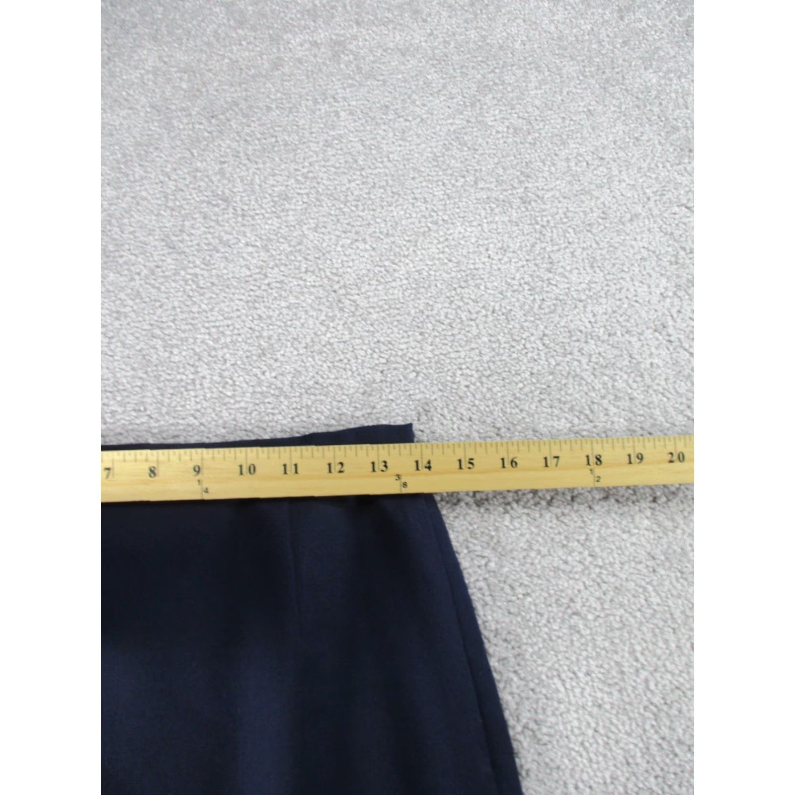 Pendleton Pendleton Skirt Womens 2 Petite Navy Blue Virgin Wool Midi Zipper Size 26" / US 2 / IT 38 - 6 Thumbnail