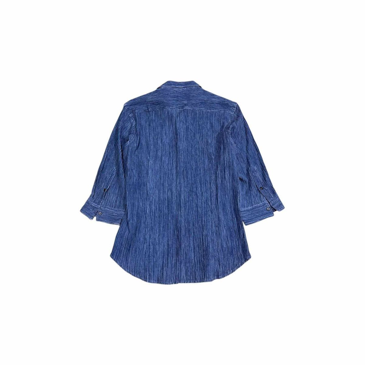 Issey Miyake × Japanese Brand × Vintage 🔥Sick Y2K Japanese Rattle Trap Pleats Shirt Size US L / EU 52-54 / 3 - 5 Thumbnail