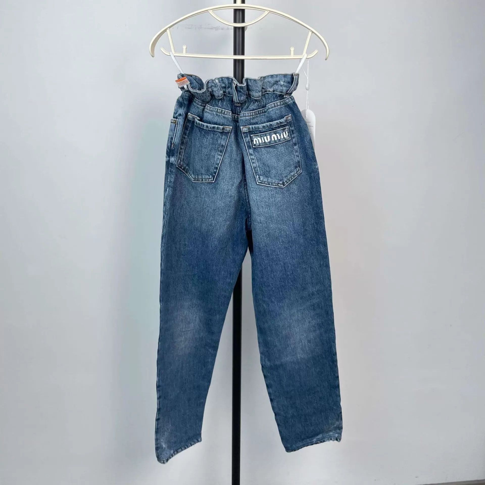 Miu Miu MIU MIU 95 New Blue Jeans 24 Size 24" / US 00 / IT 34 - 2 Thumbnail