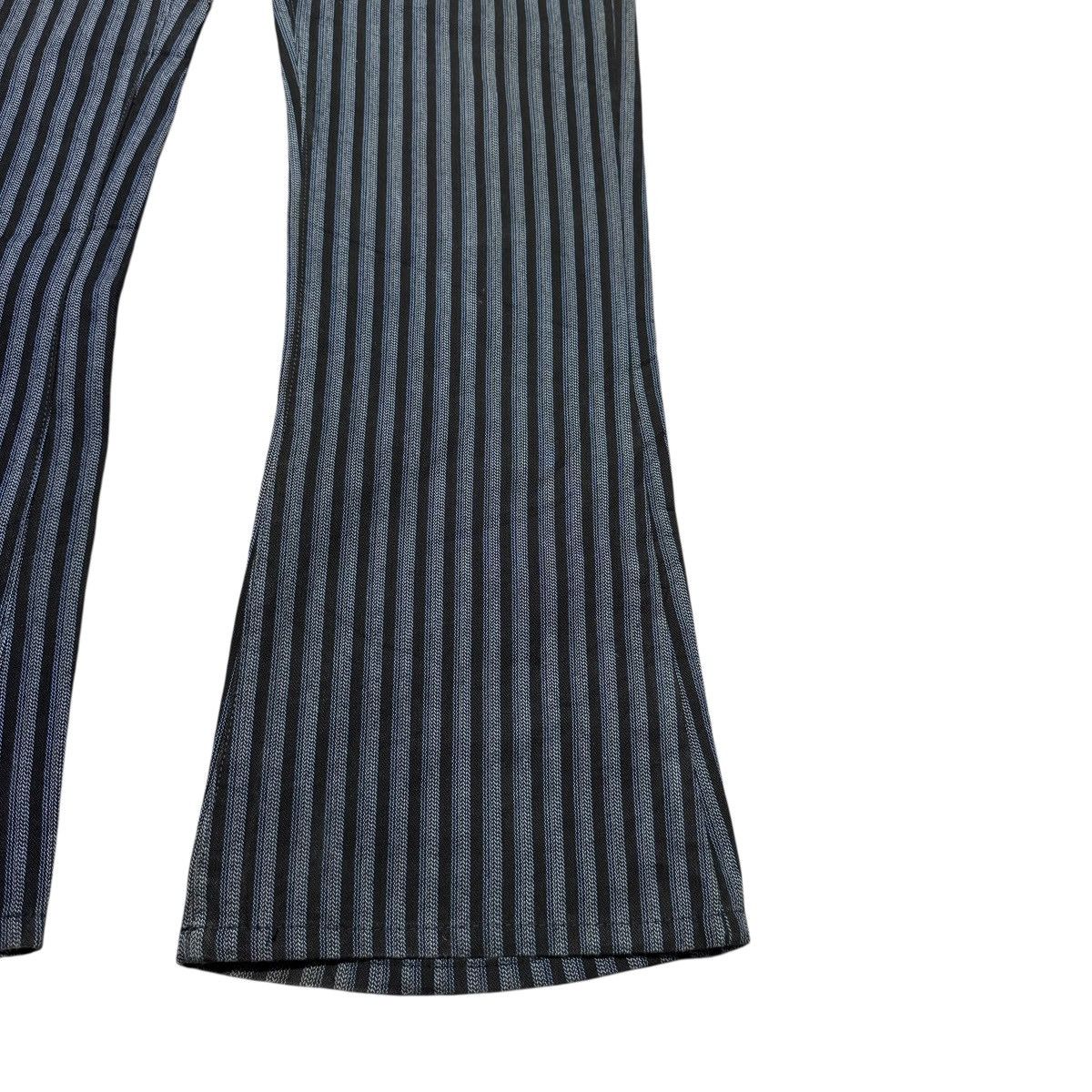 Japanese Brand EDGE RUPERT Striped Denim Flare Jeans Size US 30 / EU 46 - 8 Thumbnail