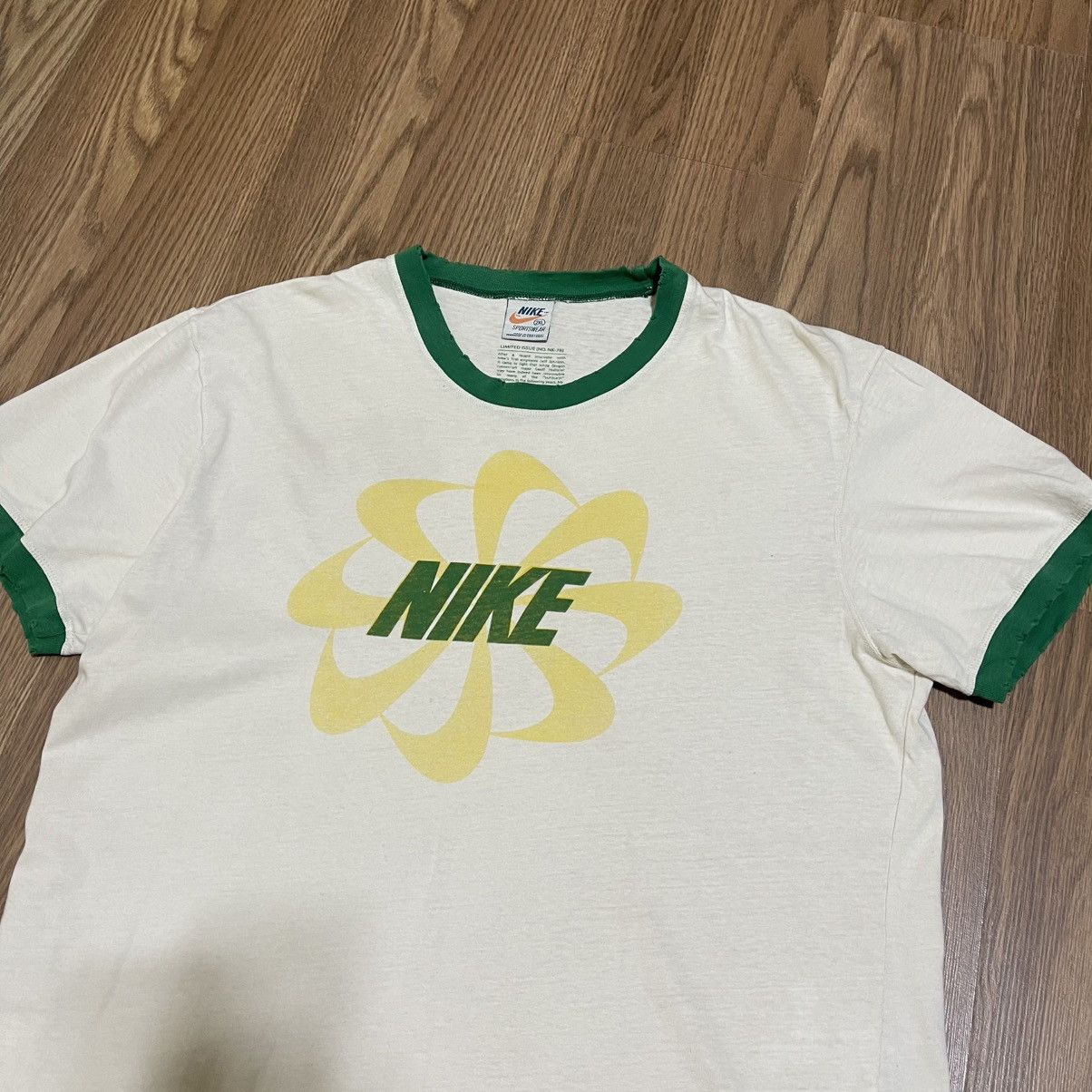 Nike × Vintage Rare Vintage Windmill pinwheel NIKE Ringer T-shirt Size US L / EU 52-54 / 3 - 2 Thumbnail