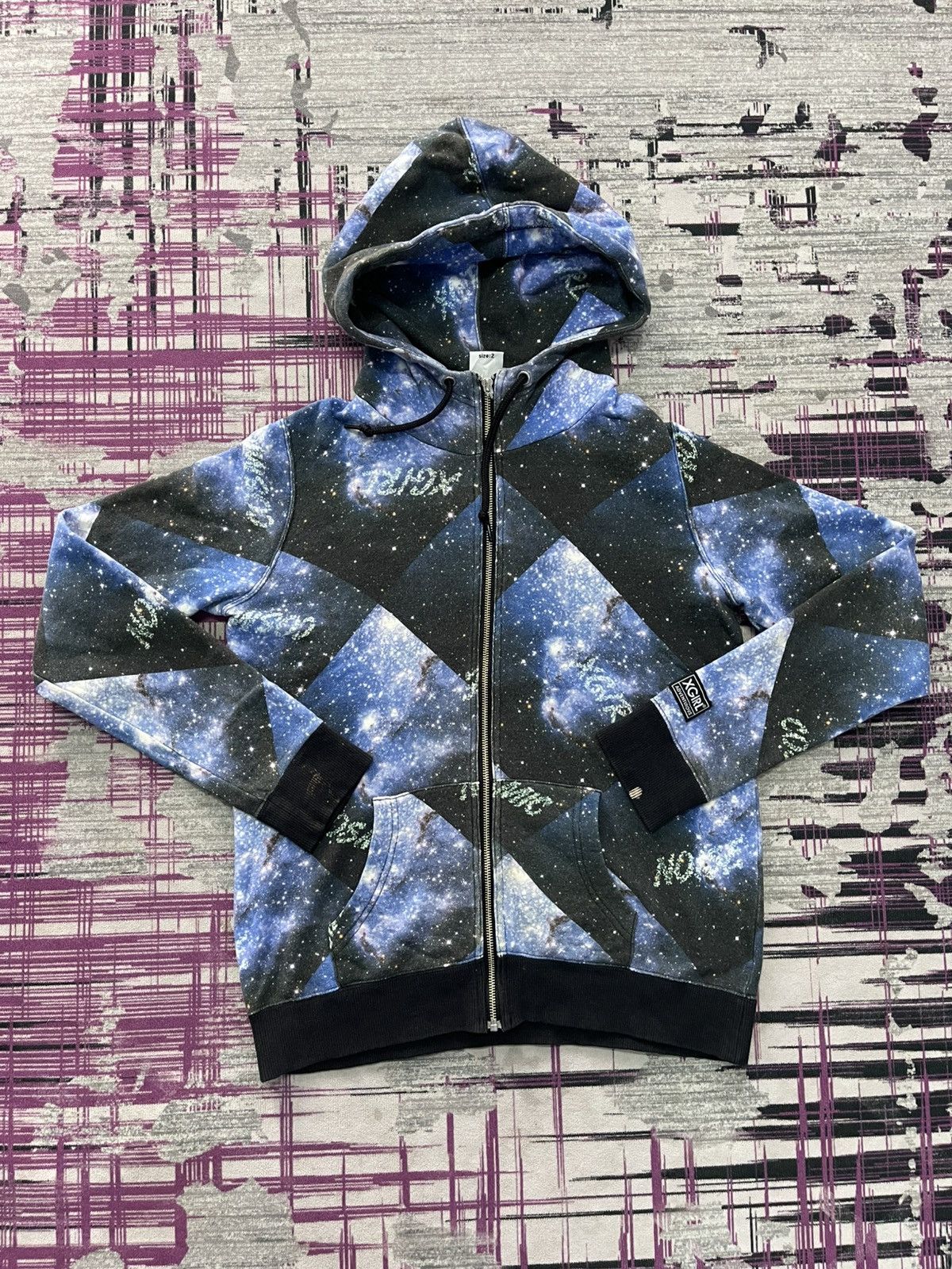 Japanese Brand VINTAGE X-GIRL COSMIC NOISE FULL PRINT HOODIE VERY RARE Size US S / EU 44-46 / 1 - 1 Thumbnail