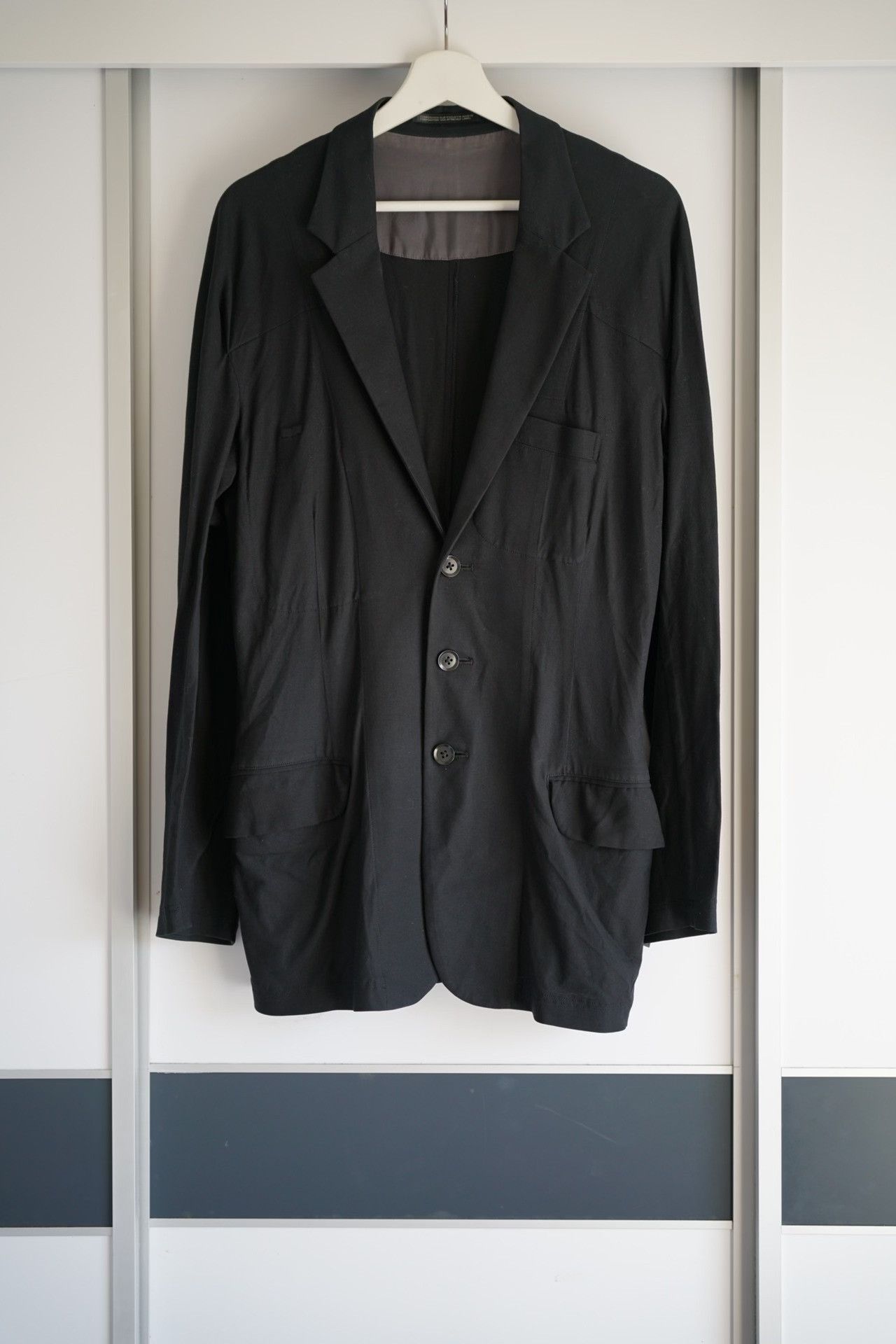 Yohji Yamamoto Yohji Yamamoto Black Blazer for Men Size US S / EU 44-46 / 1 - 1 Thumbnail