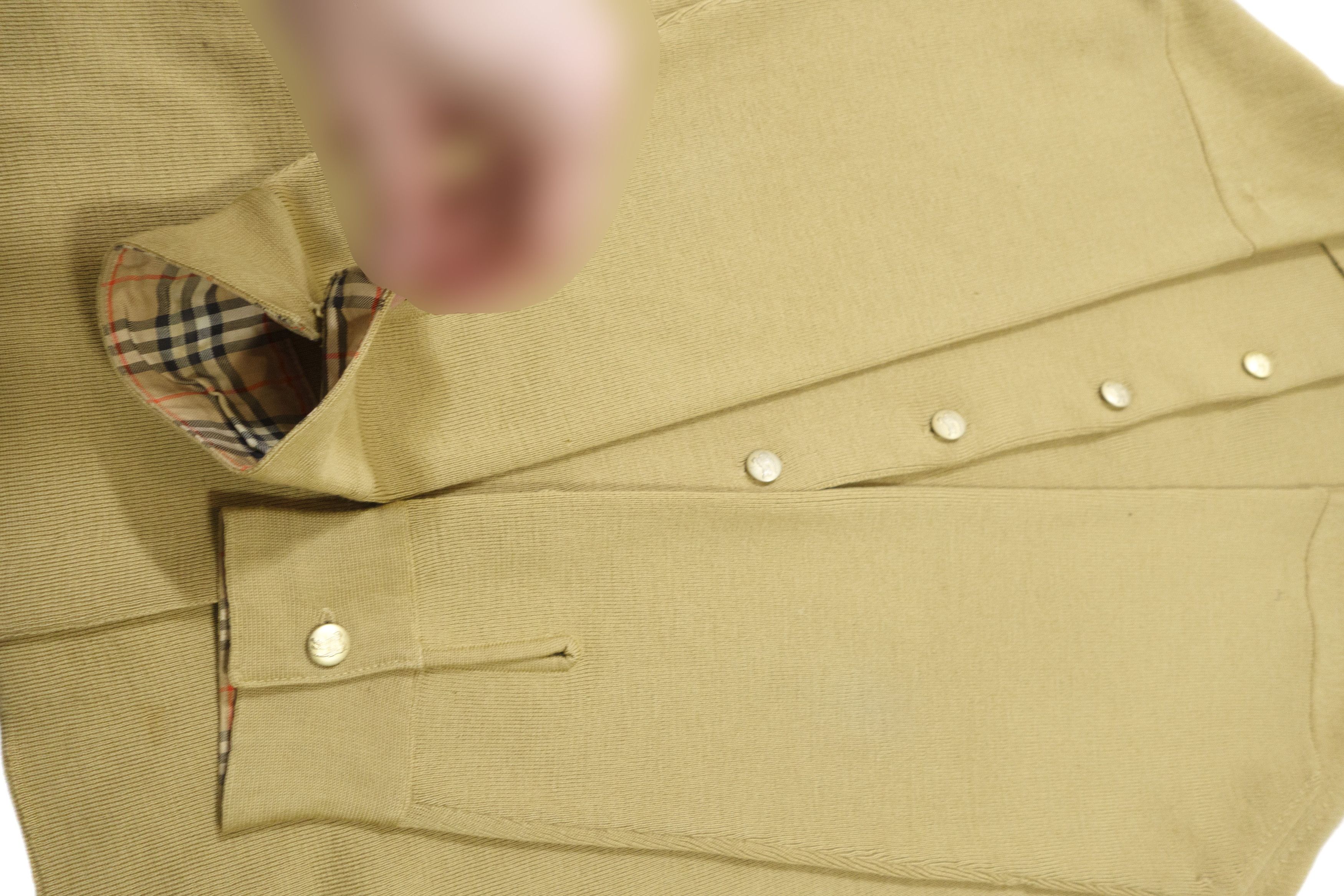 Burberry 90s Burberrys Wool Button-Up Cardigan Nova Check Vintage Size L / US 10 / IT 46 - 5 Thumbnail