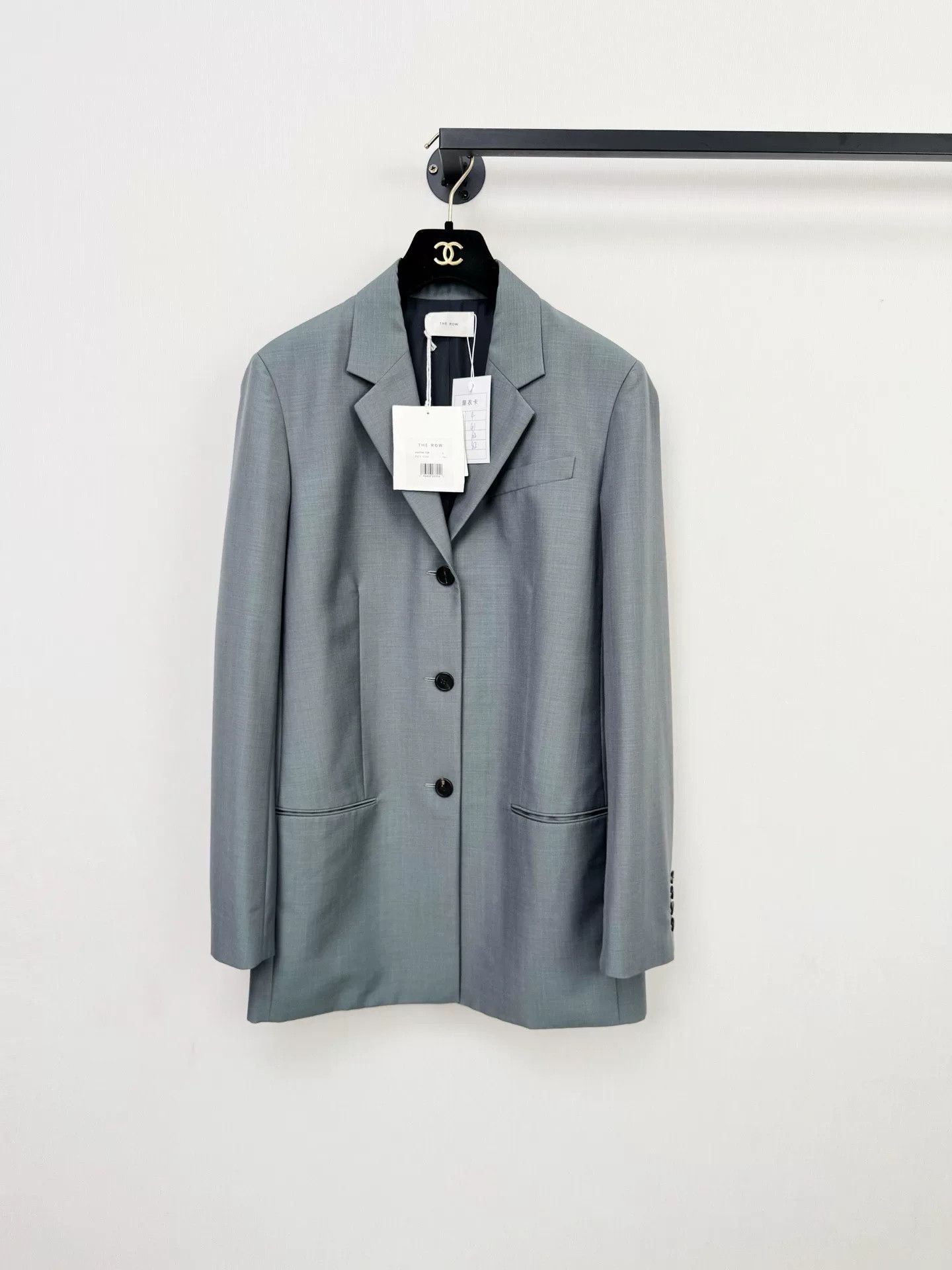 The Row The Row New Gray Blazer With Tags Size US S / EU 44-46 / 1 - 1 Thumbnail