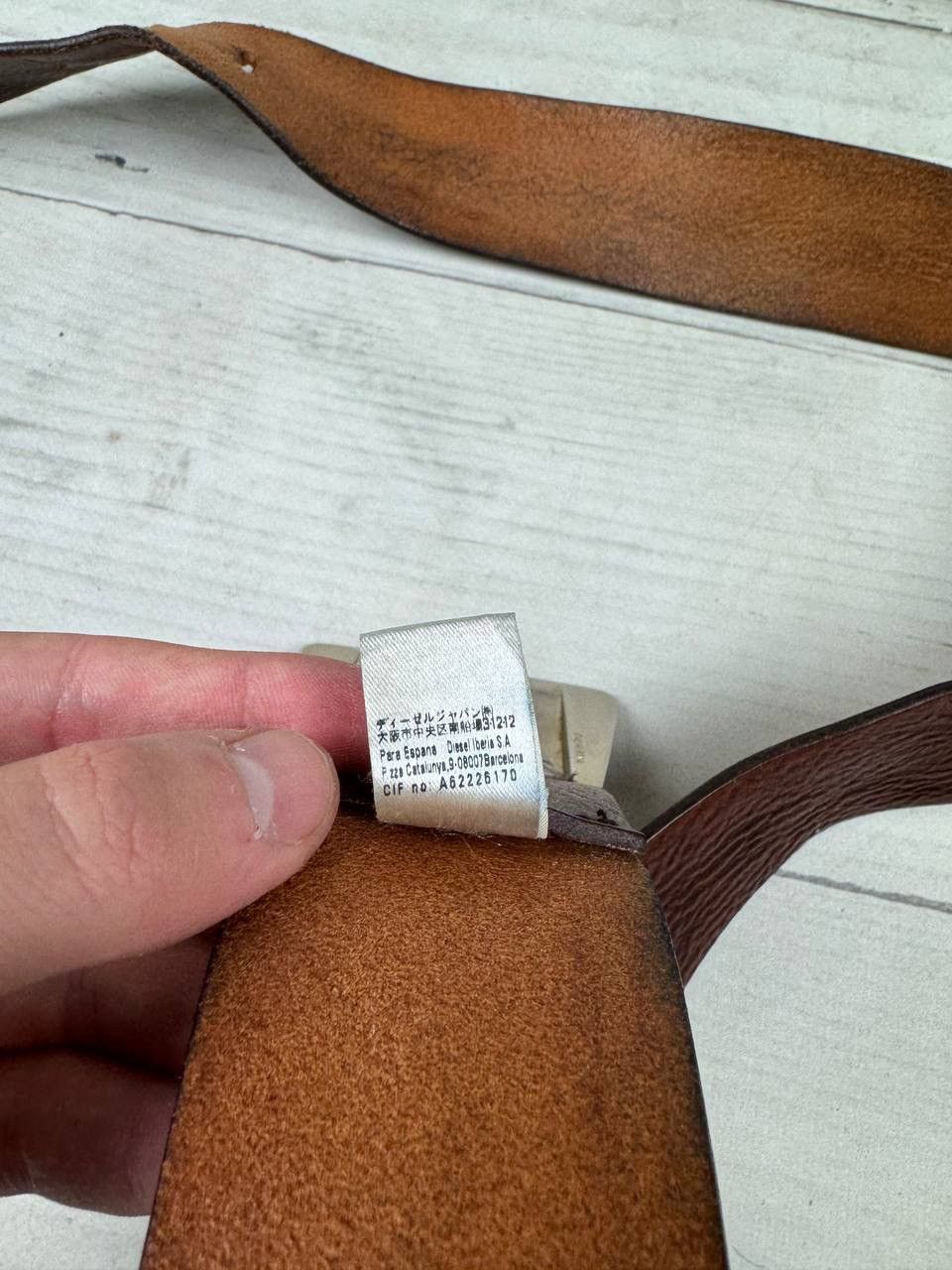 Diesel Vintage Diesel Leather Belt Brown Size ONE SIZE - 5 Thumbnail