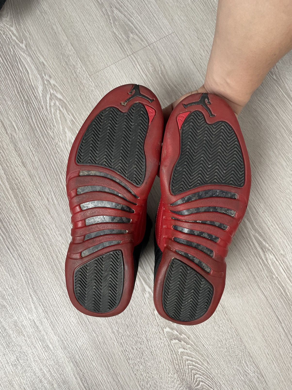 Nike Rare💥1997 Air Jordan 12 OG Flu Game Y2K Size US 11.5 / EU 44-45 - 4 Thumbnail