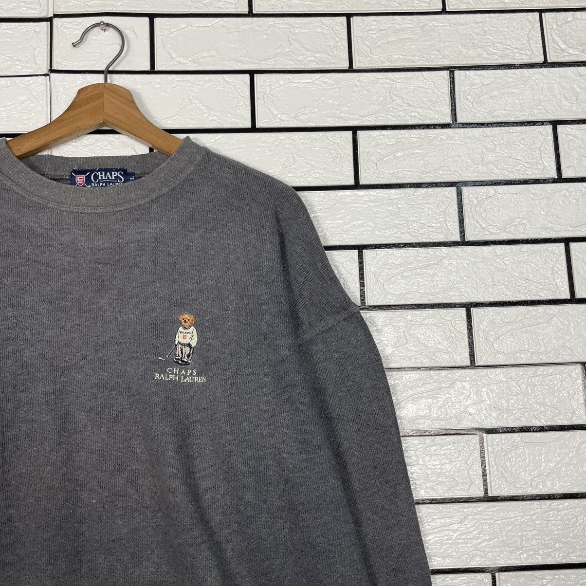 Chaps Ralph Lauren Chaps Ralph Lauren Polo Bear Crewneck Sweatshirt Size US L / EU 52-54 / 3 - 5 Thumbnail