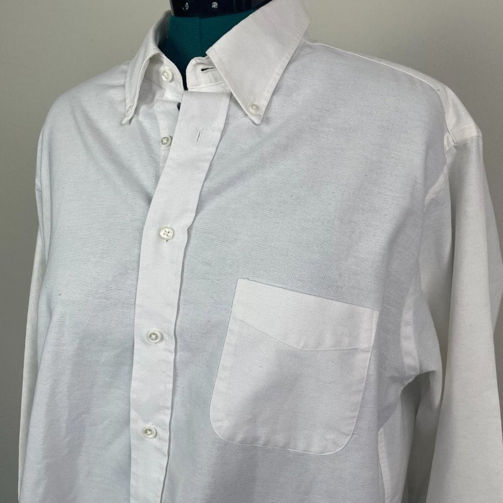 Stafford Stafford Men's Button Down, Size 18/35 Size US L / EU 52-54 / 3 - 5 Thumbnail