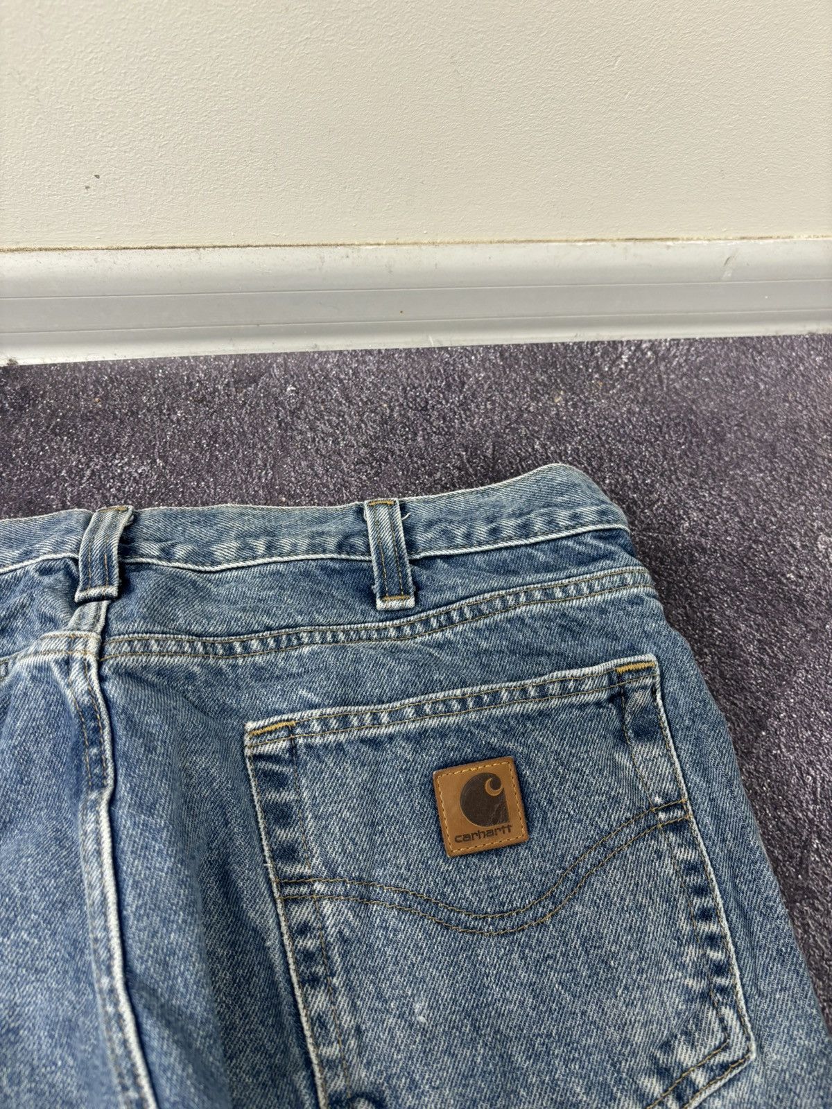Carhartt Vintage Carhartt Y2K Relaxed Fit American Work Denim Jeans Size US 33 - 8 Thumbnail