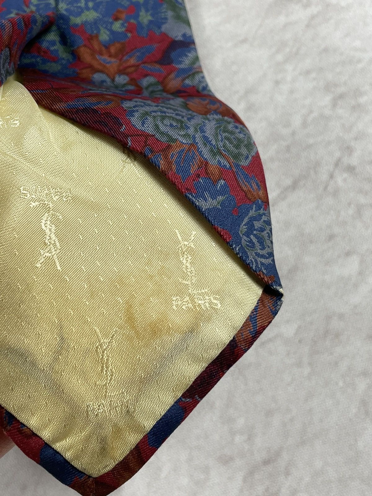 Vintage × Yves Saint Laurent Yves Saint Laurent YSL toes tie silk premium vintage luxury Size ONE SIZE - 7 Thumbnail