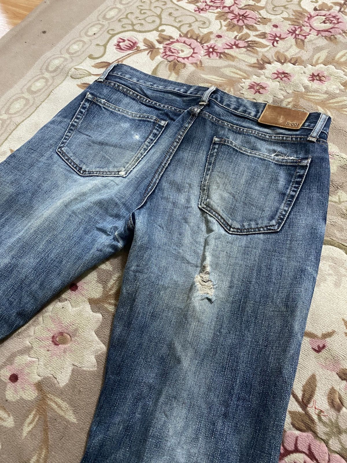 If Six Was Nine × Japanese Brand × Uniqlo Uniqlo distressed denim very rare Size US 35 - 6 Thumbnail