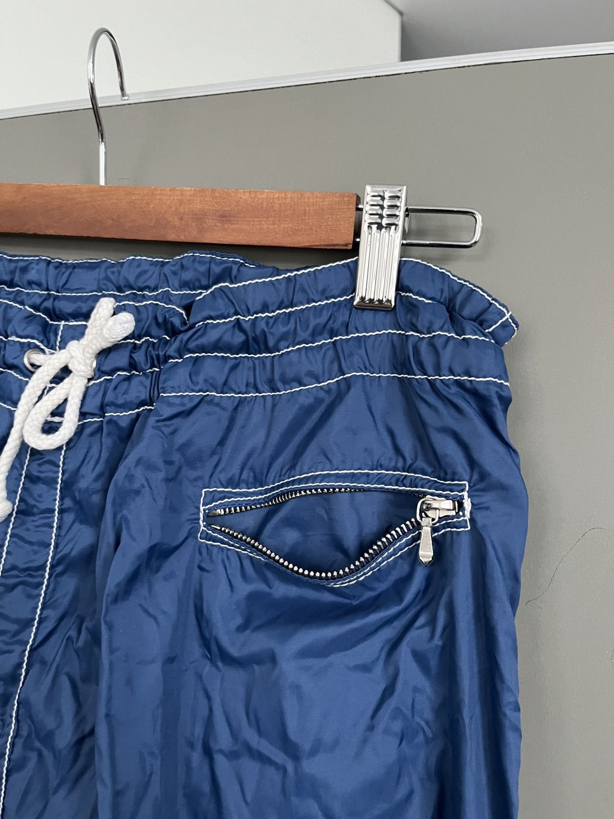 JET SET JET SET Vintage Blue Sport Outdoor Nylon Pants Size US 36 / EU 52 - 4 Thumbnail