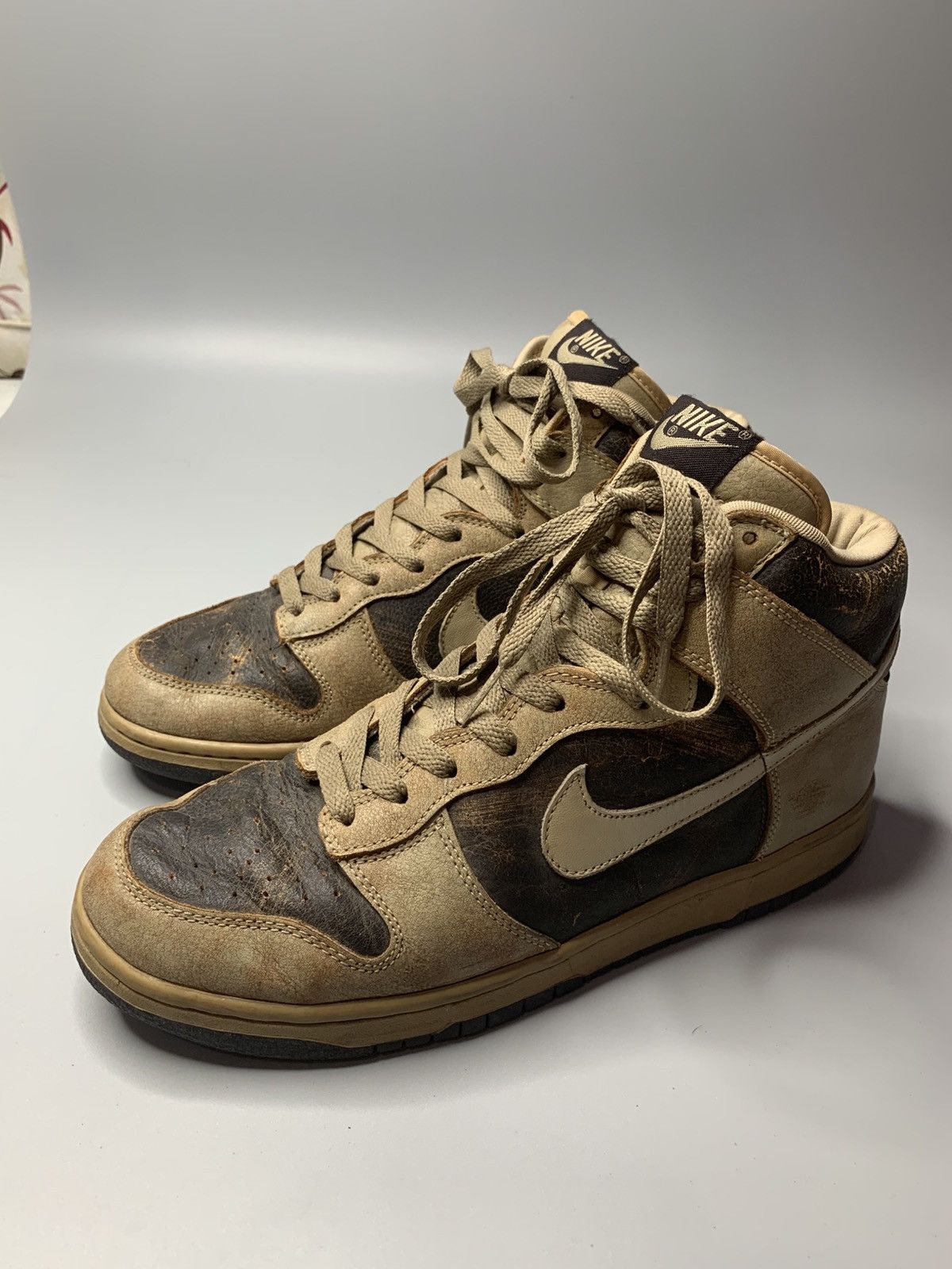 Nike Nike Dunk High "Grunge Dirty Pack" 2003 Size US 9.5 / EU 42-43 - 2 Thumbnail