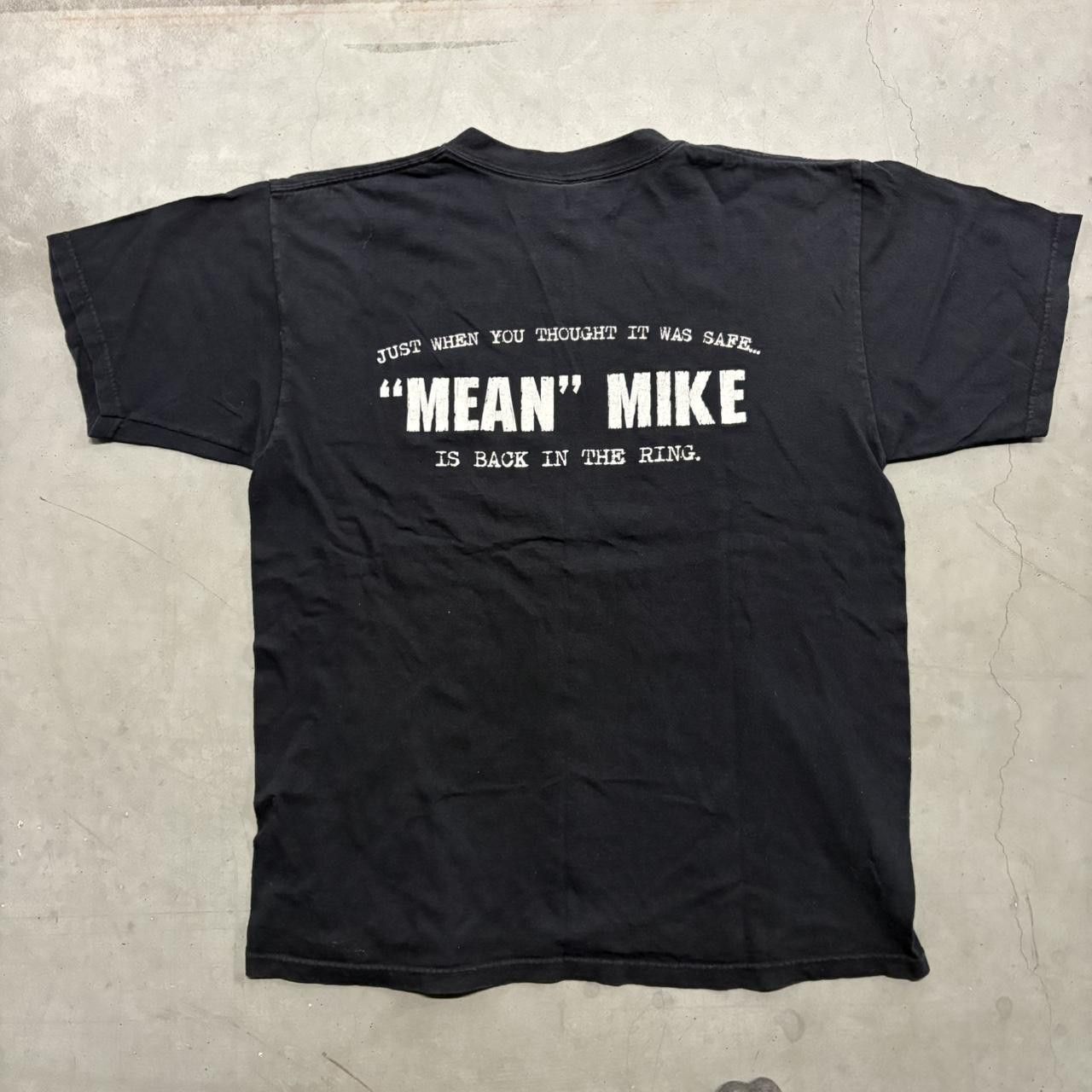 Vintage Crazy Vintage Y2K/2000s Mean Mike Miller Fighting Wrestling Black Graphic tee! Size US L / EU 52-54 / 3 - 1 Thumbnail