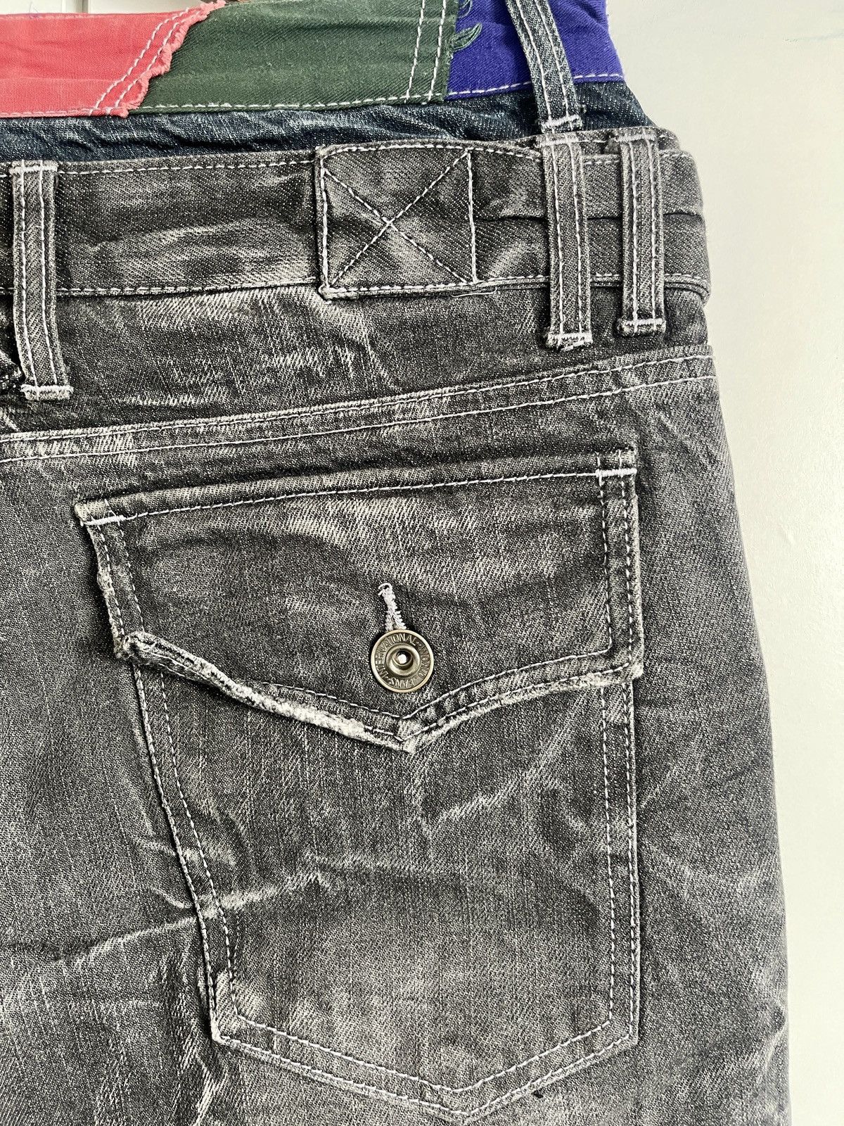 Vintage VINTAGE🔥🔥PATINA SKATEGANG DOUBLE WAIST WASHED BLACK 32X28 Size US 32 / EU 48 - 14 Thumbnail