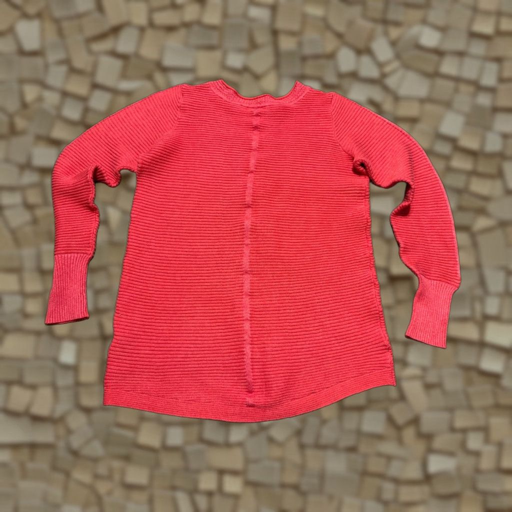 Vintage Cyrus Shirts Women's Size Small Red Long Sleeve Crew Neck Stretch Casual Shirt Size S / US 4 / IT 40 - 1 Thumbnail