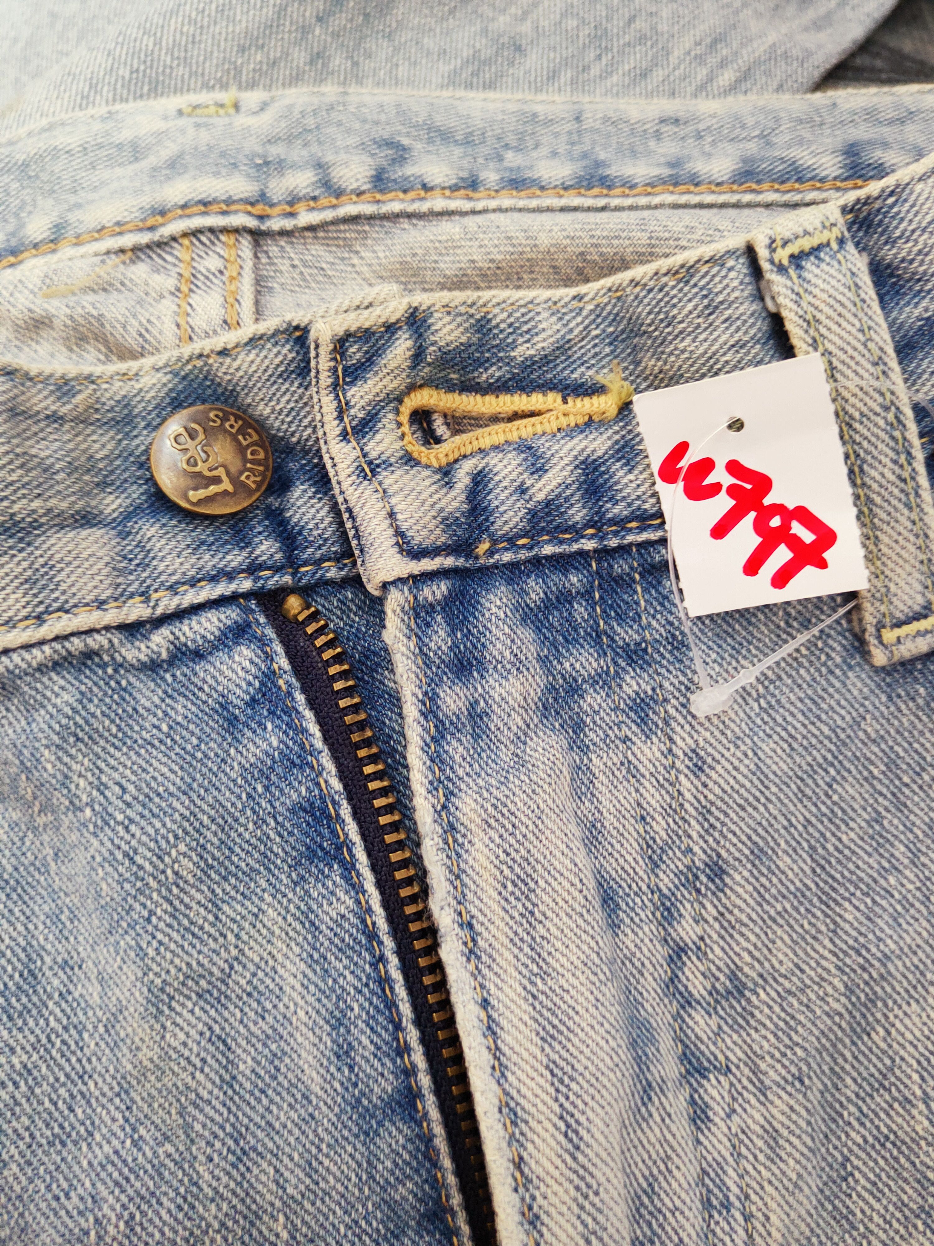 Japanese Brand Lee Blue Faded Distressed Ripped Jeans #W797 Size US 32 / EU 48 - 17 Thumbnail