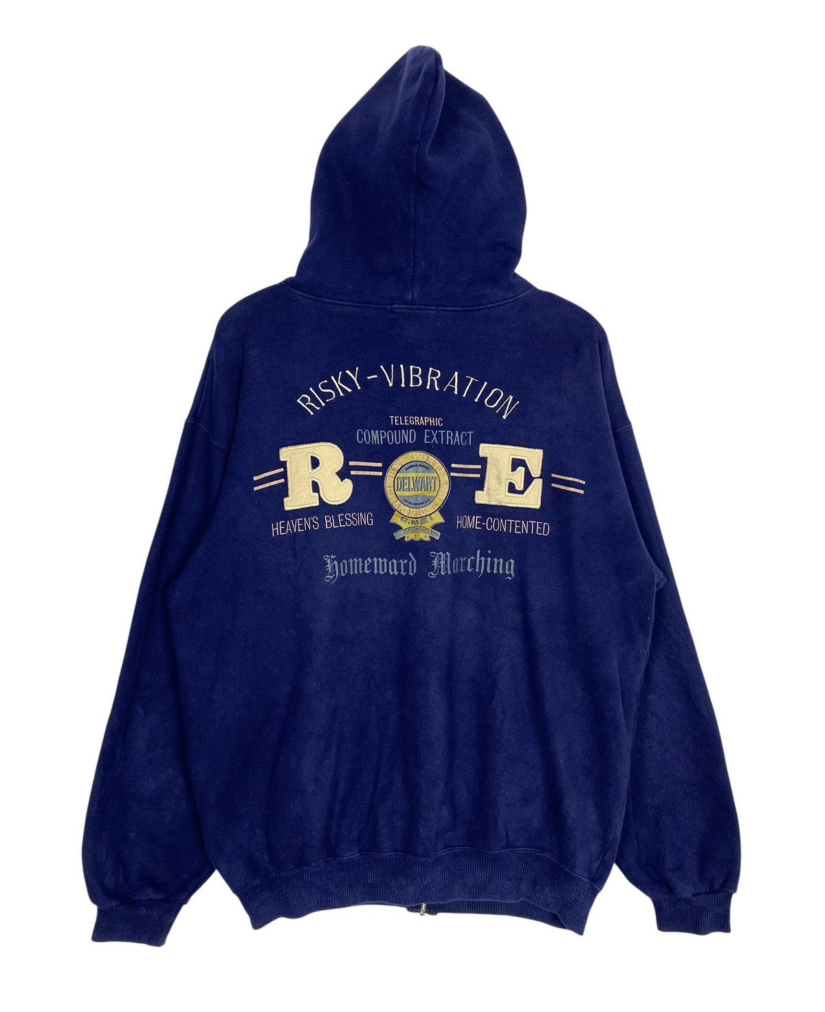 Japanese Brand Rare‼️ Risky Vibration Hoodie Big Logo Made in Japan Size US M / EU 48-50 / 2 - 1 Thumbnail