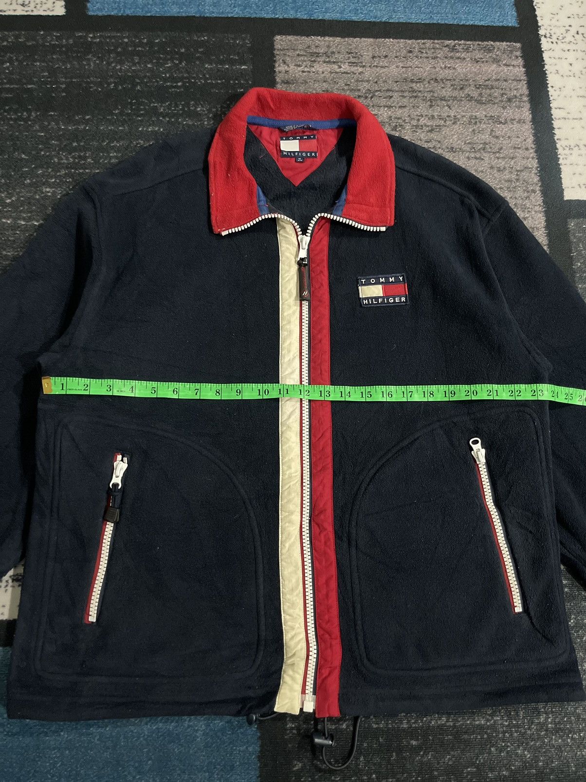 Tommy Hilfiger Vintage Tommy Hilfiger Fleece Jacket Size US XL / EU 56 / 4 - 15 Thumbnail