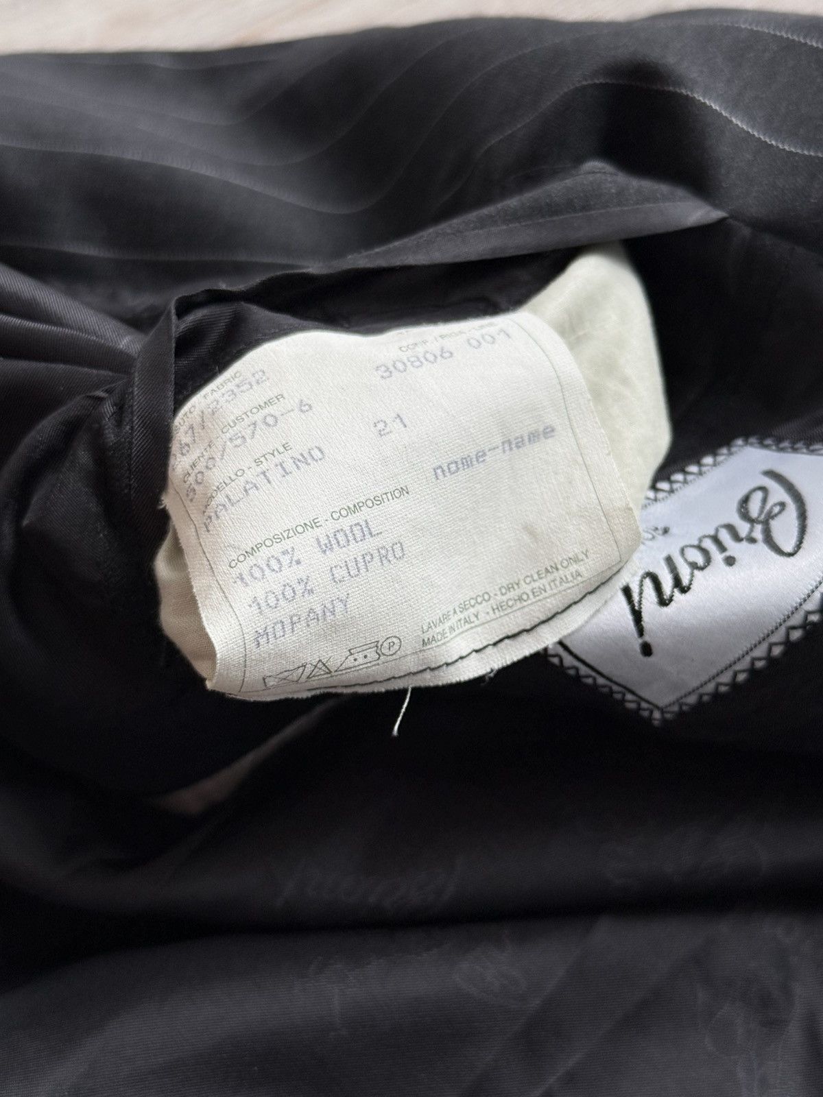Brioni Brioni Dark Charcoal Grey Pinstripe 3 Piece Suit Wool 44R Size 44R - 14 Thumbnail