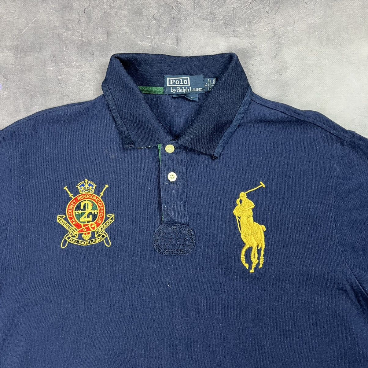Vintage Rare! Polo Ralph Lauren County Embroidered Big Logo 2 90s Size US L / EU 52-54 / 3 - 5 Thumbnail
