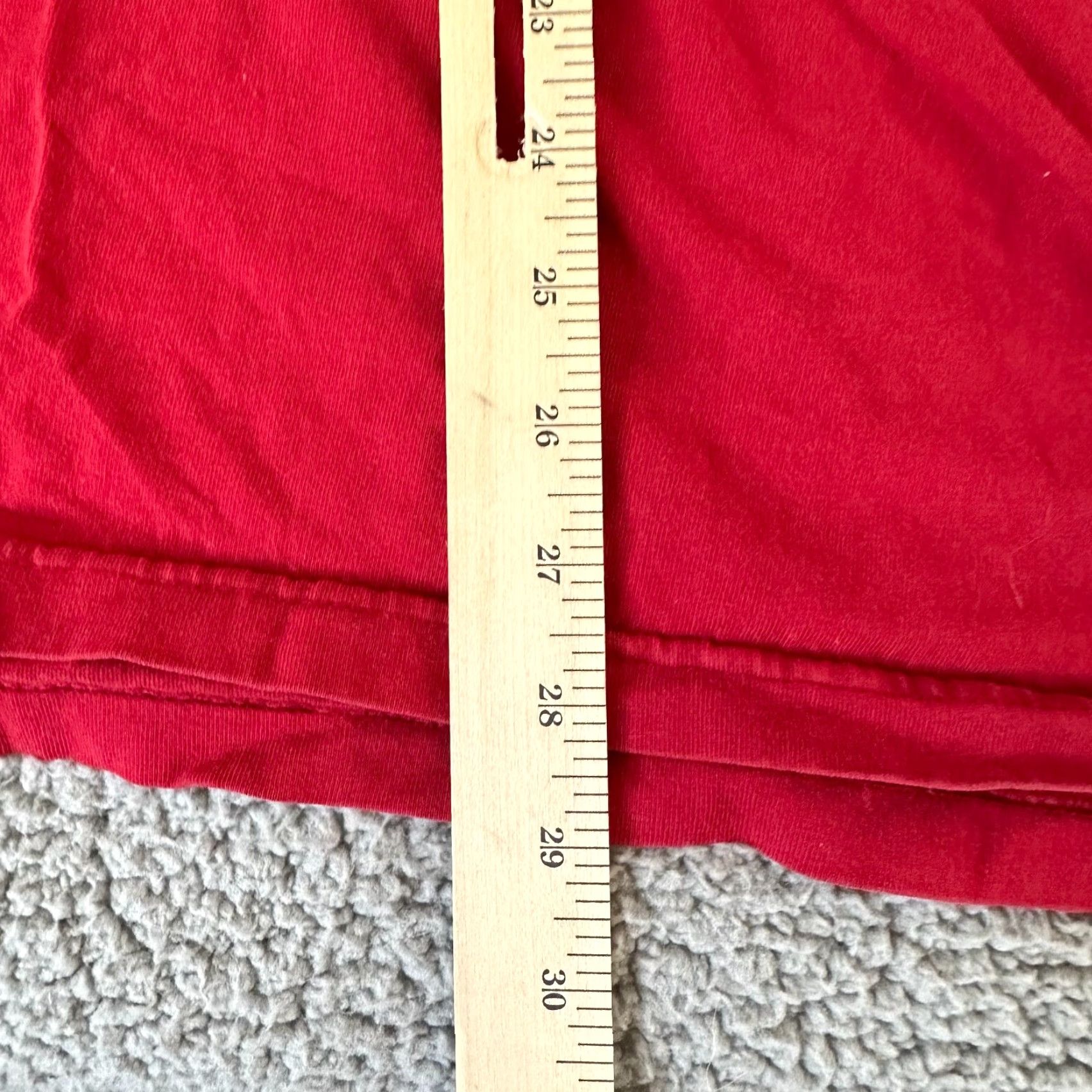 Lucky Brand Lucky Brand Shirt Adult M Red Crew Neck Short Sleeve Cotton Men's Tee Casual All Seasons Breathing Pockets Made in USA Size US M / EU 48-50 / 2 - 7 Thumbnail