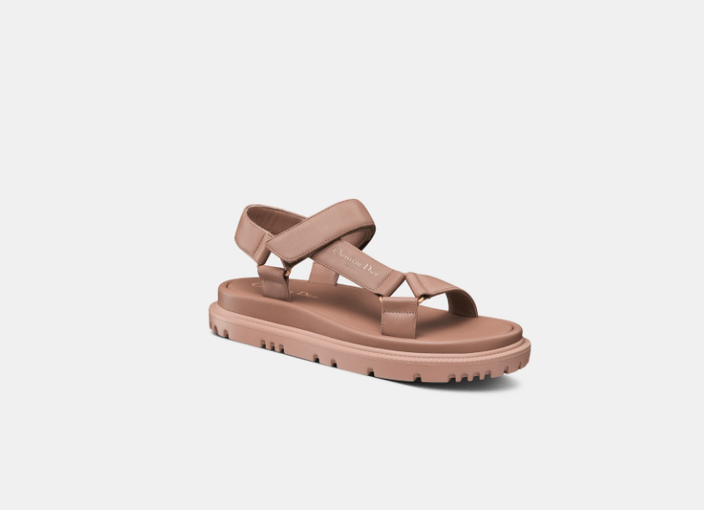 Dior o1w1db10126 KCQ893 D-Wave Sandals in Powder Pink Size US 10 / IT 40 - 2 Thumbnail
