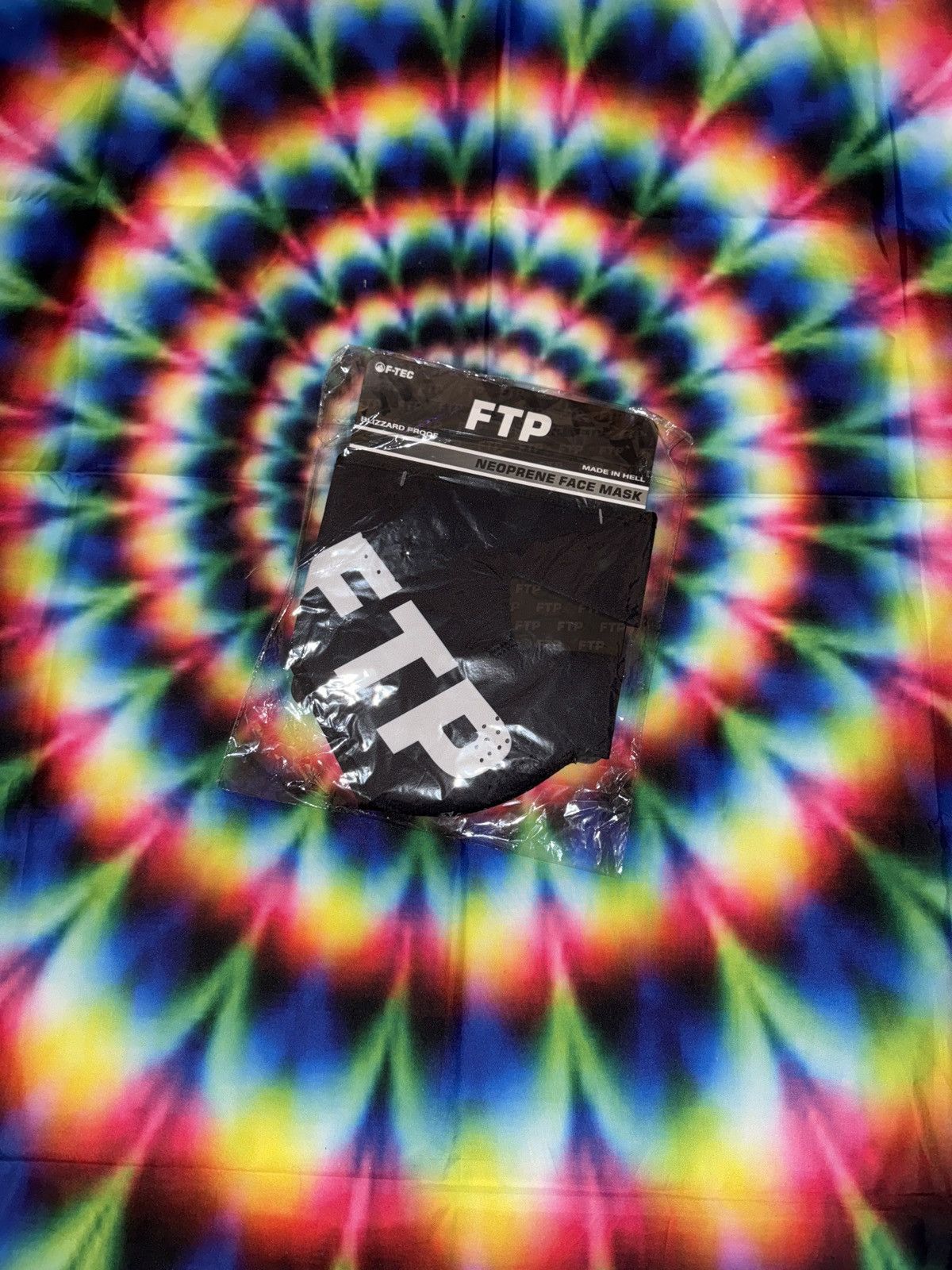 Fuck The Population FTP Logo Neoprene Mask Black Size ONE SIZE - 1 Thumbnail
