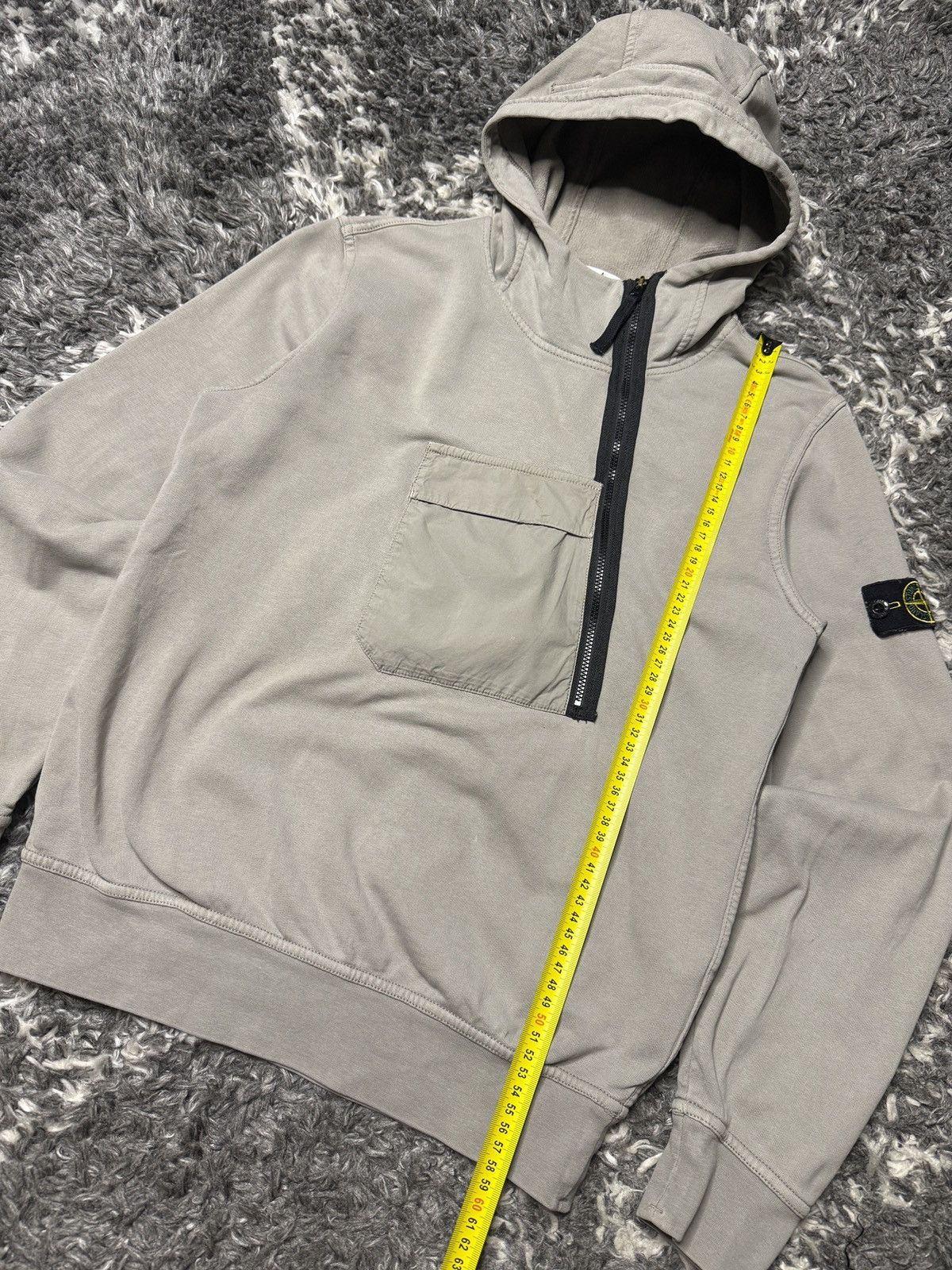 Stone Island Stone Island Junior Diagonal Zip-Up Hoodie Size US XS / EU 42 / 0 - 15 Thumbnail