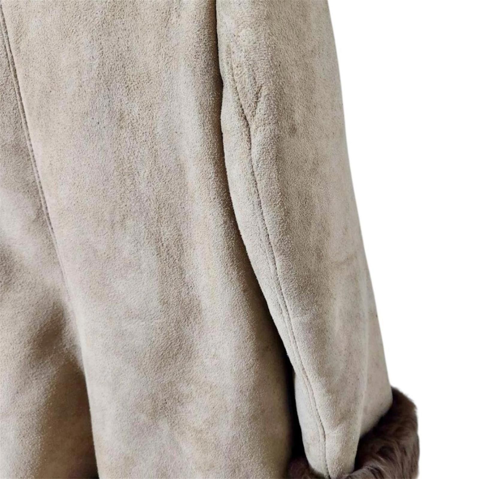 Other Real fur and leather / suede vintage penny lane jacket coat Size XS / US 0-2 / IT 36-38 - 4 Thumbnail