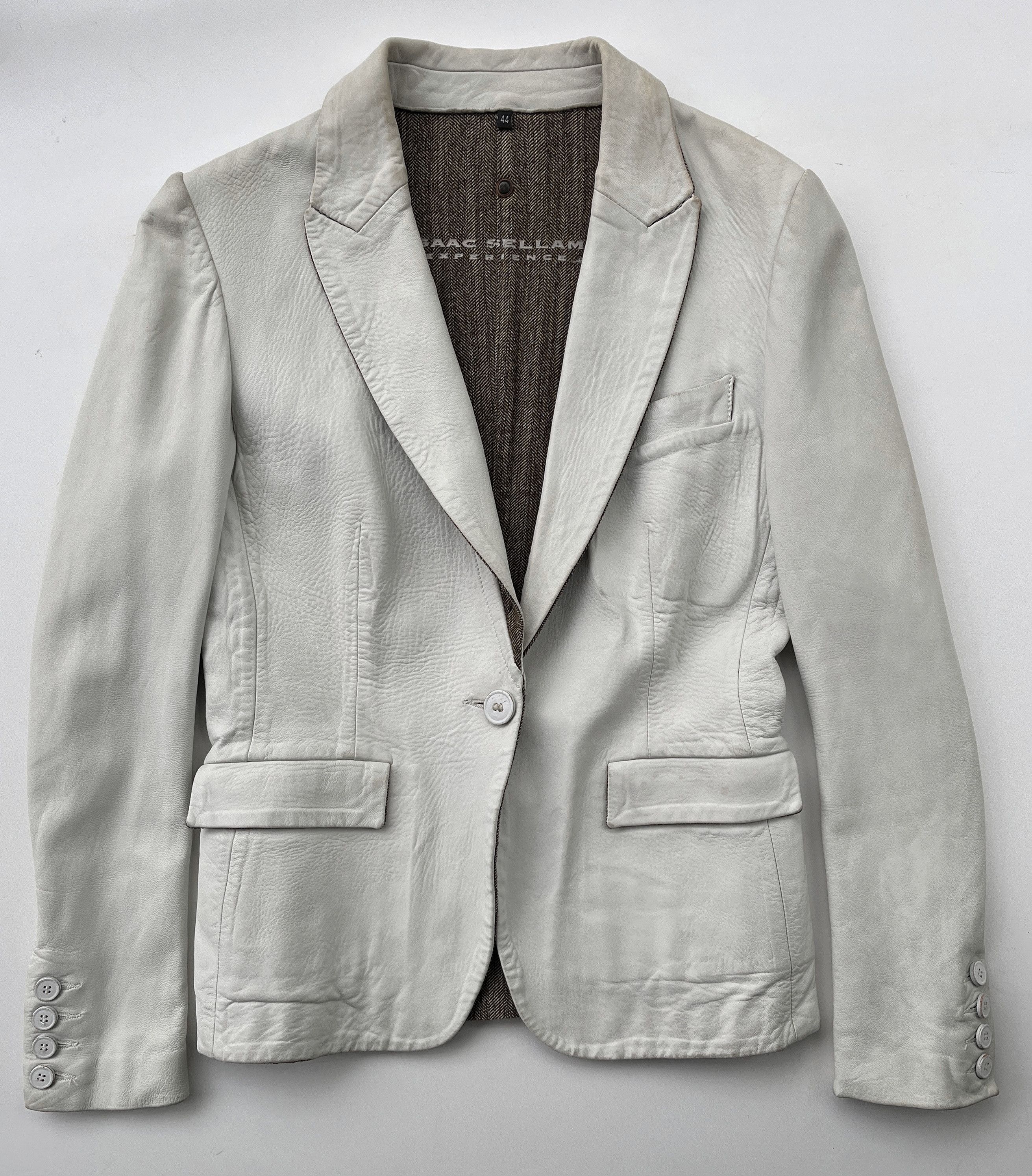 Isaac Sellam Experience Isaac Sellam Leather Blazer Size M / US 6-8 / IT 42-44 - 1 Thumbnail