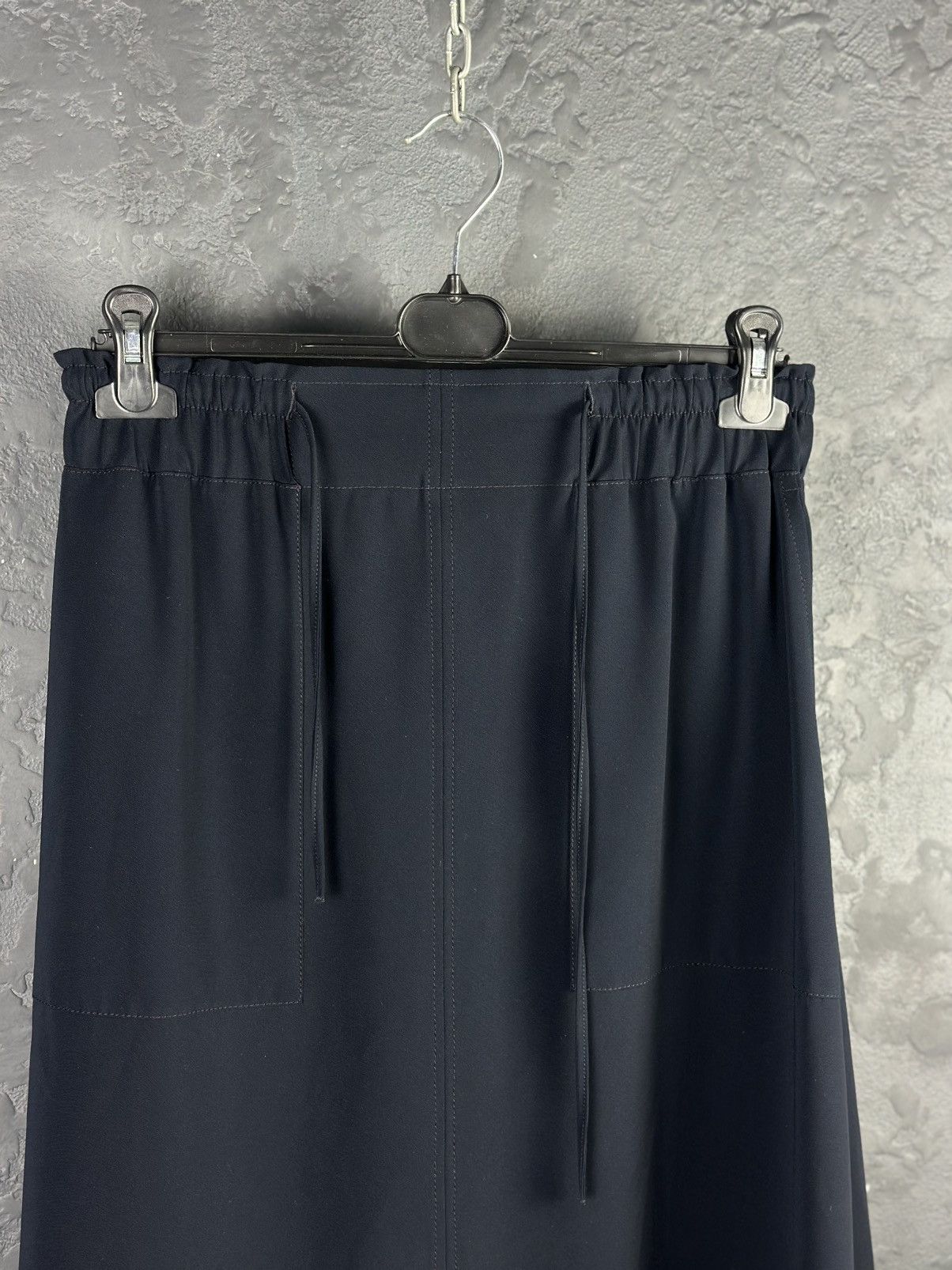 Akris Akris Punto Dark Blue Skirt Women's Size 6 Size 28" / US 6 / IT 42 - 2 Thumbnail