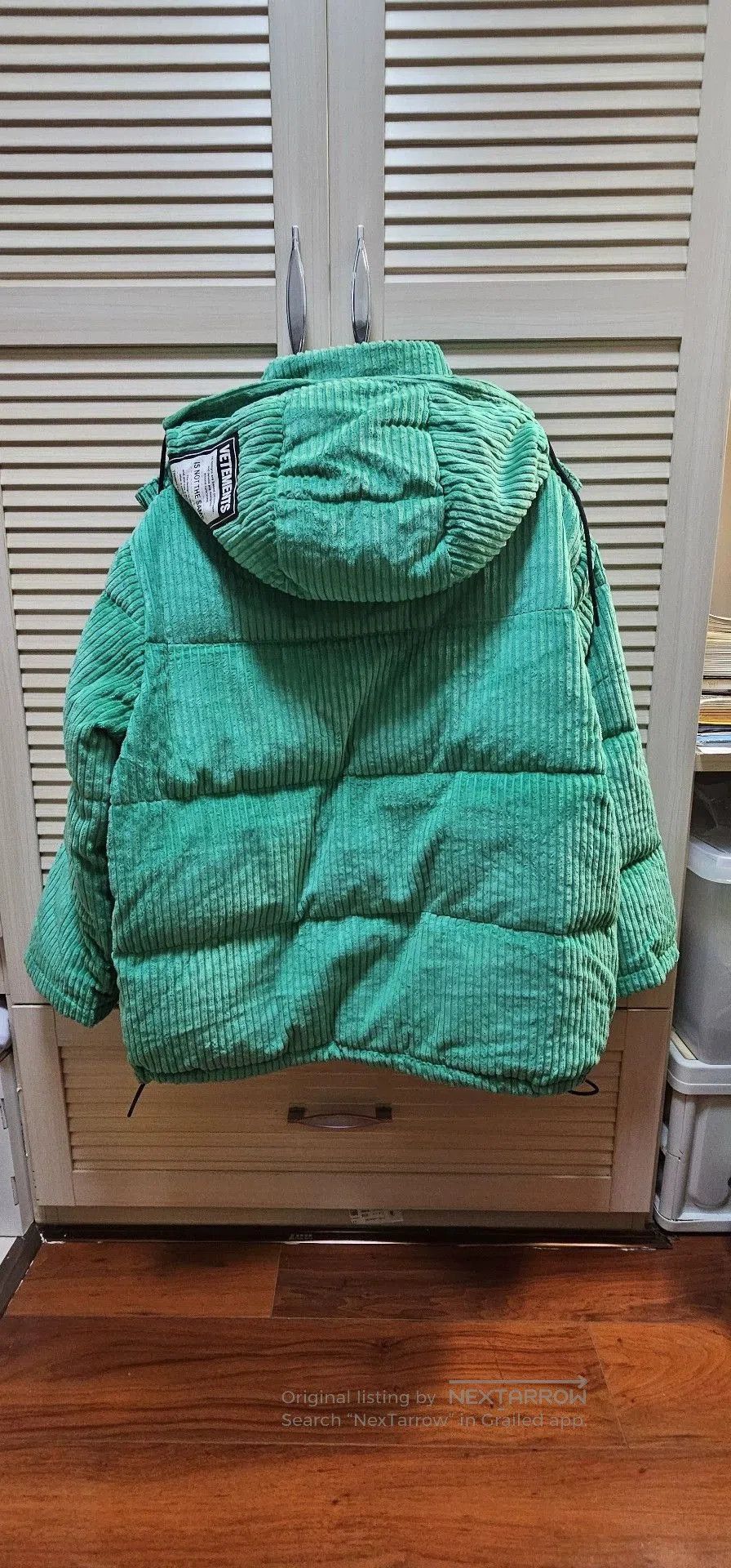 Vetements VETEMENTS Corduroy Thick Down Jacket . Size US S / EU 44-46 / 1 - 2 Thumbnail