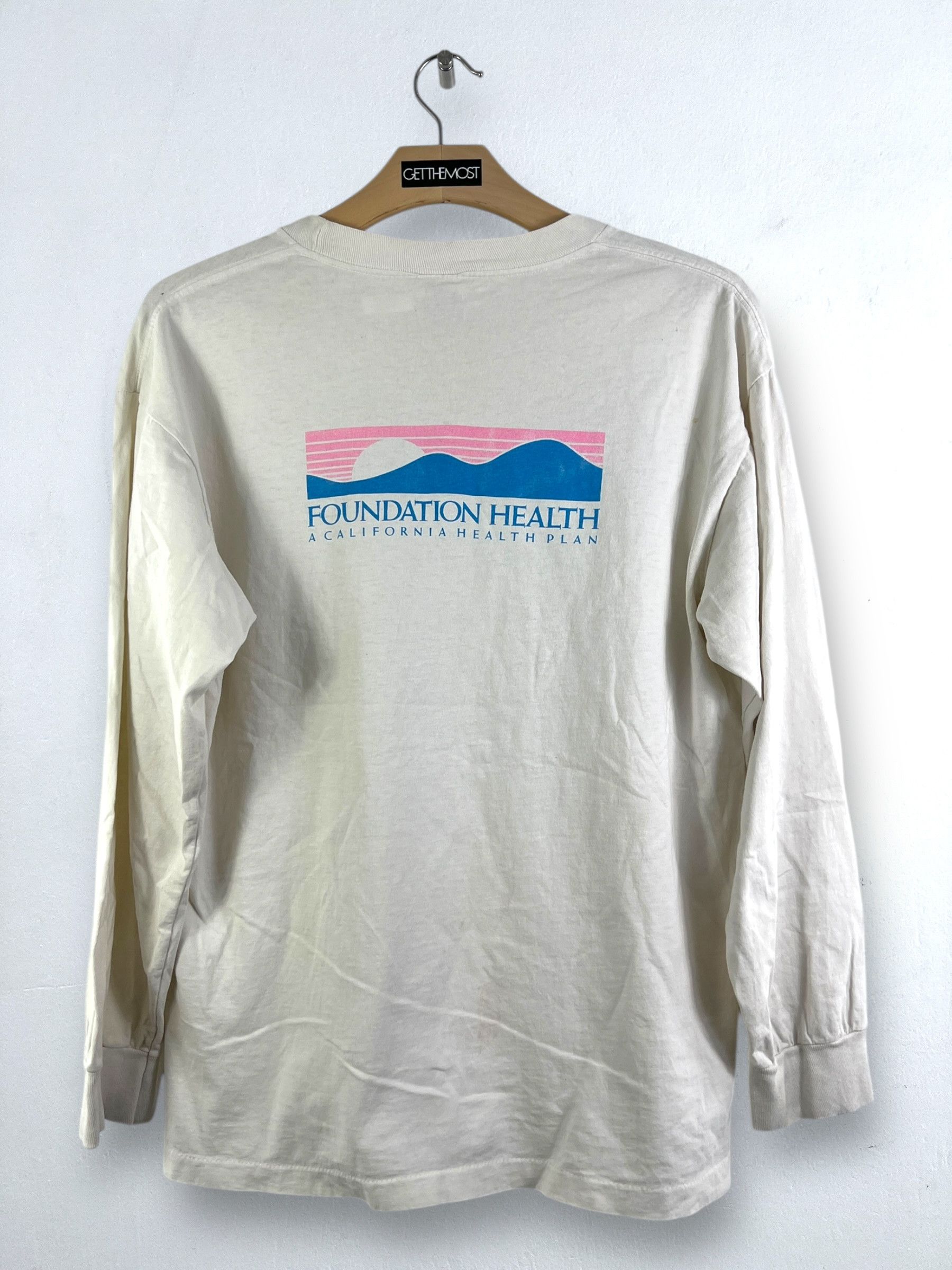 Vintage No.4788 Vtg 90s Inter California Marathon Graphic L/S T (L) Size US L / EU 52-54 / 3 - 10 Thumbnail