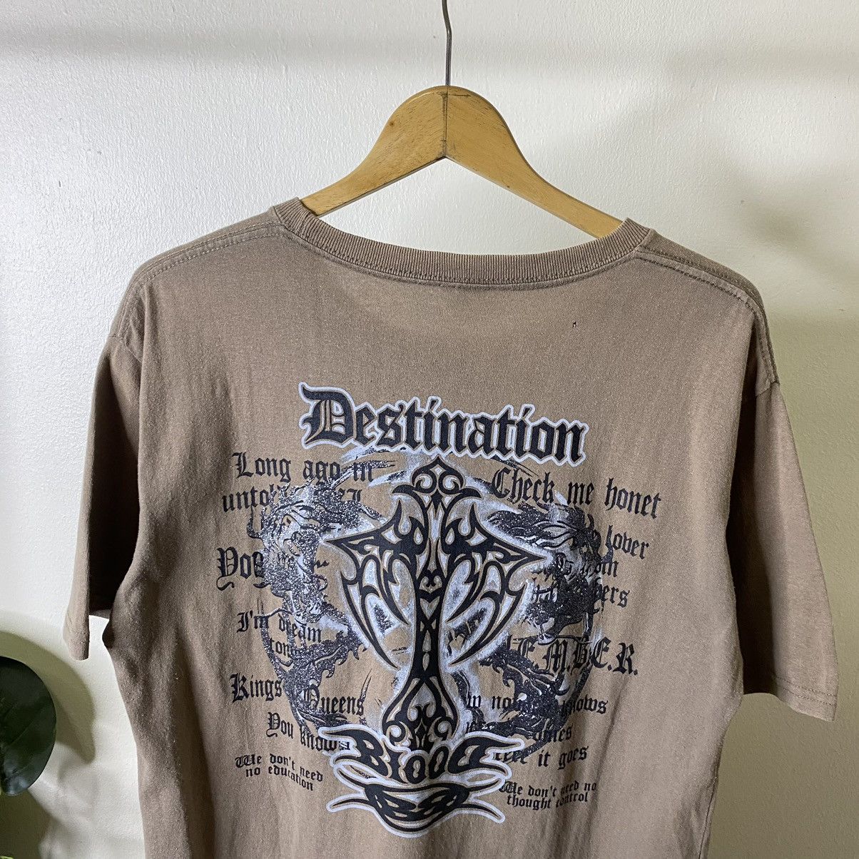 If Six Was Nine Beaumere Big Cross Seditionaries Poem Cyber Gothic Punk Tee Size US M / EU 48-50 / 2 - 2 Thumbnail